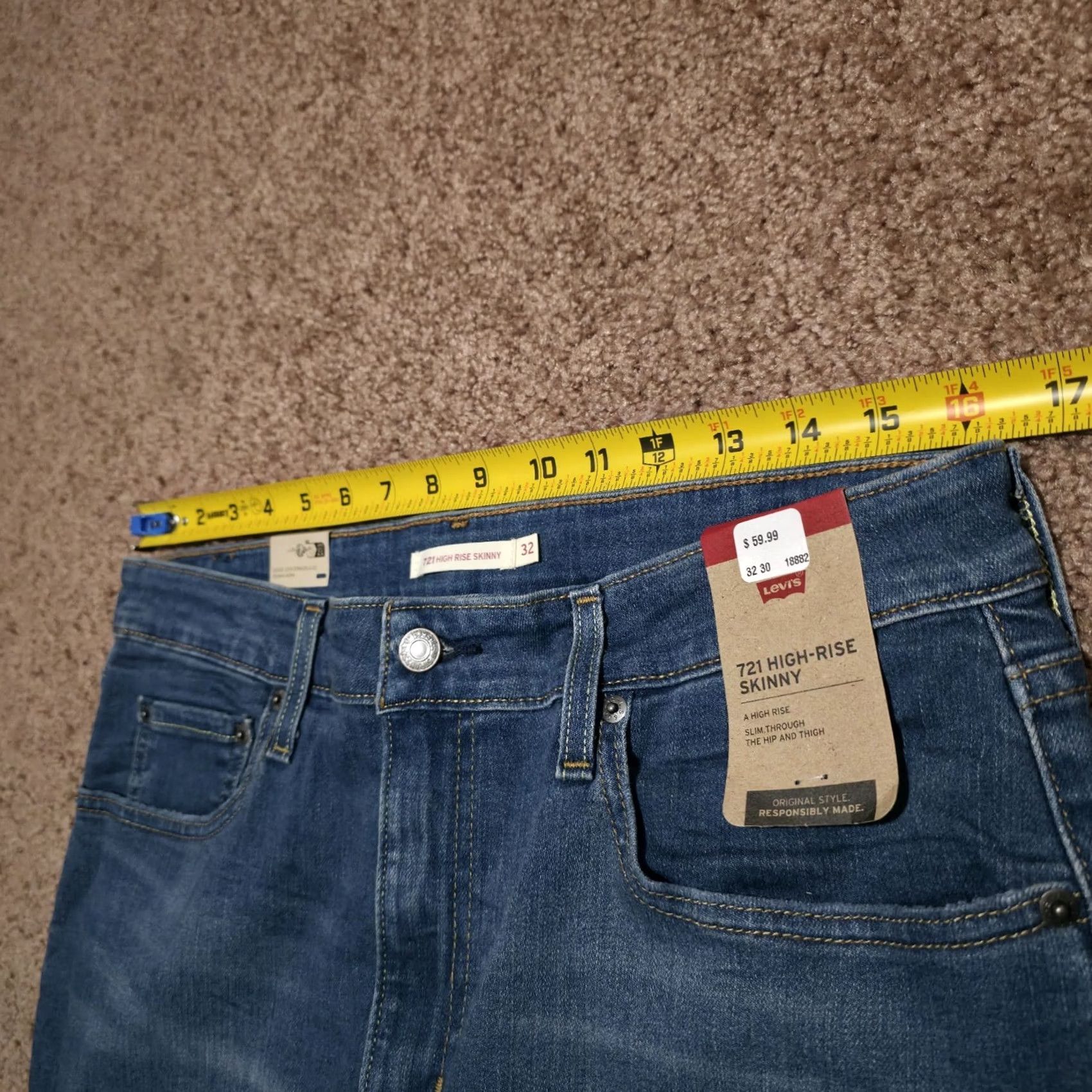 Levi's VINTAGENo; (invalid) Size 24" / US 00 / IT 34 - 7 Thumbnail