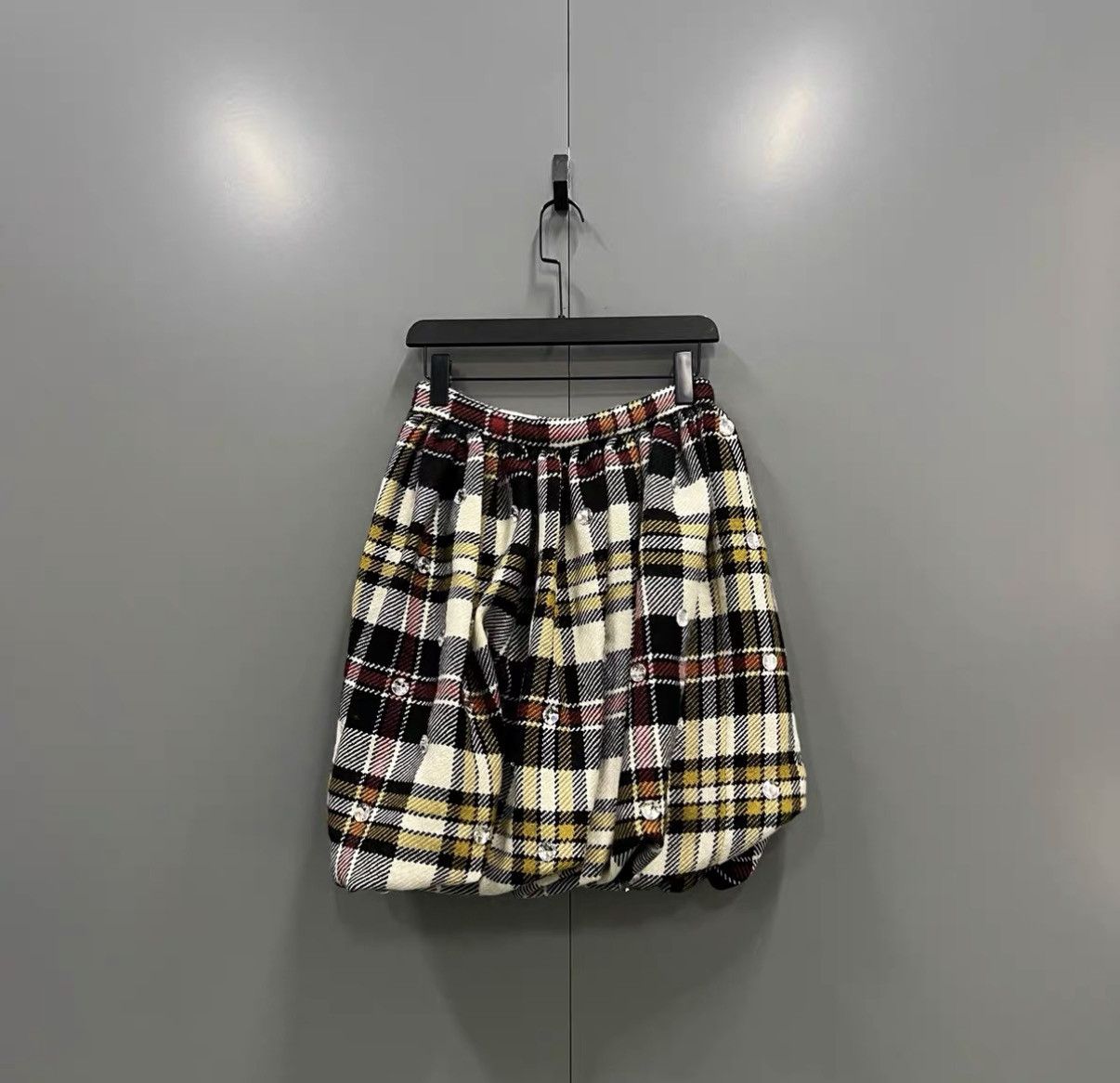 Miu Miu Miu Miu Diamond Check Midi Skirt J41 Size 26" / US 2 / IT 38 - 2 Thumbnail