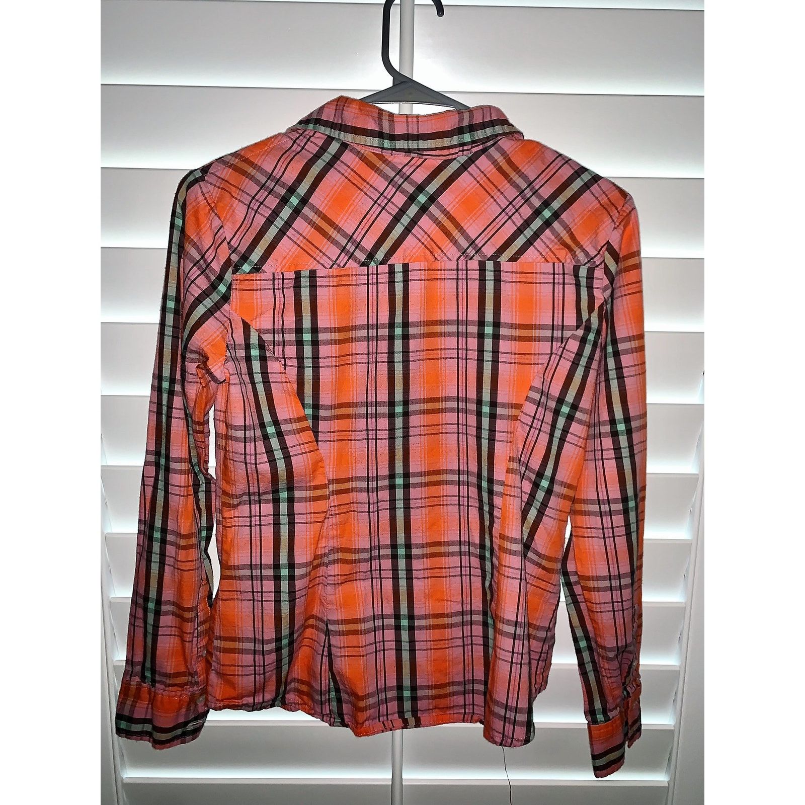 Other Woman's New York & Company Long Sleeve Plaid Blouse Size US S / EU 44-46 / 1 - 3 Thumbnail