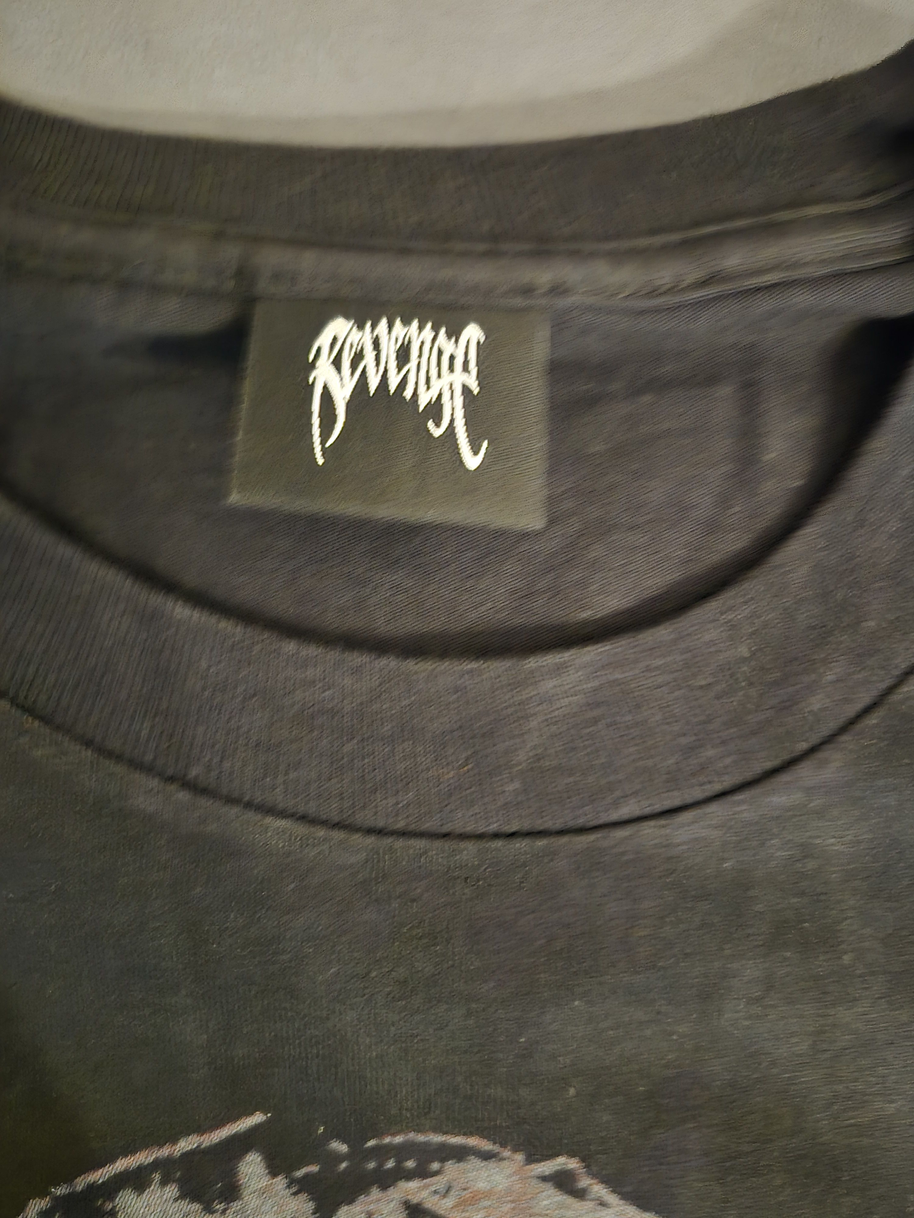 Revenge Revenge Long Sleeve Black Tee Shirt Size Large Size US L / EU 52-54 / 3 - 3 Thumbnail
