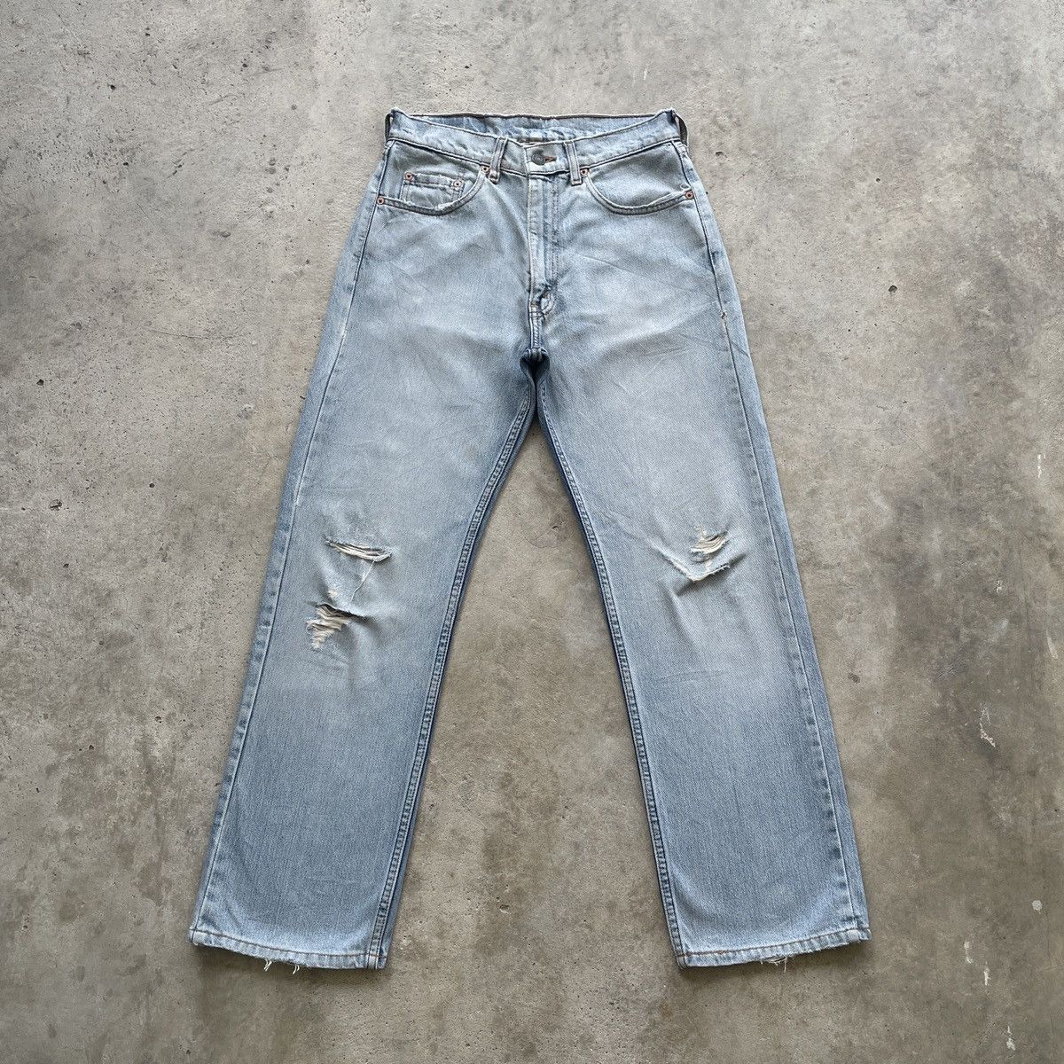 Levi's Vintage Clothing Vintage Levi’s 512 Wash Distressed Jeans Faded Denim Pants Size US 28 / EU 44 - 1 Thumbnail
