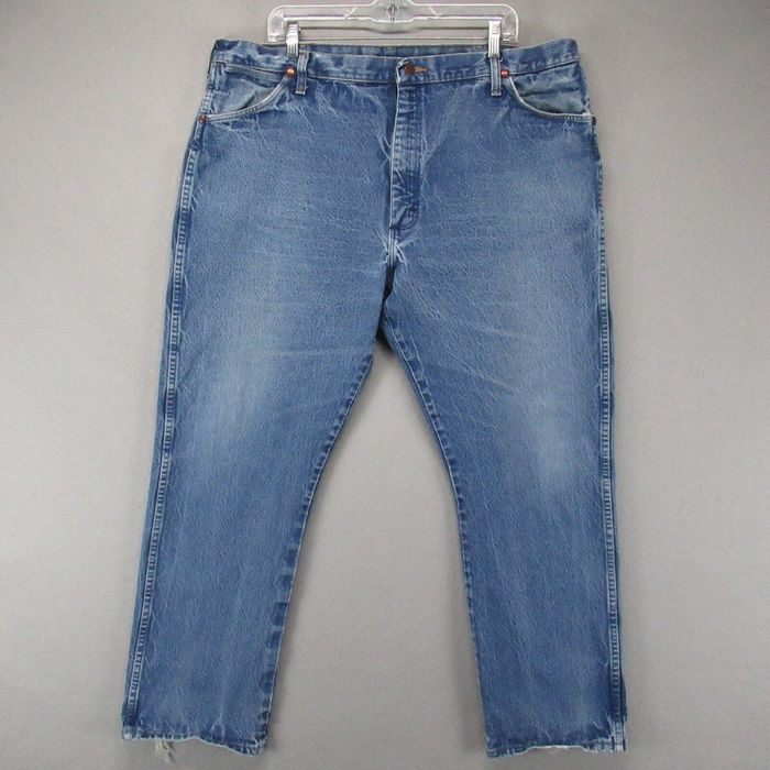 Wrangler VINTAGE WRANGLER Jeans Men's 42x30 Blue Denim 80s Cowboy Cut ...