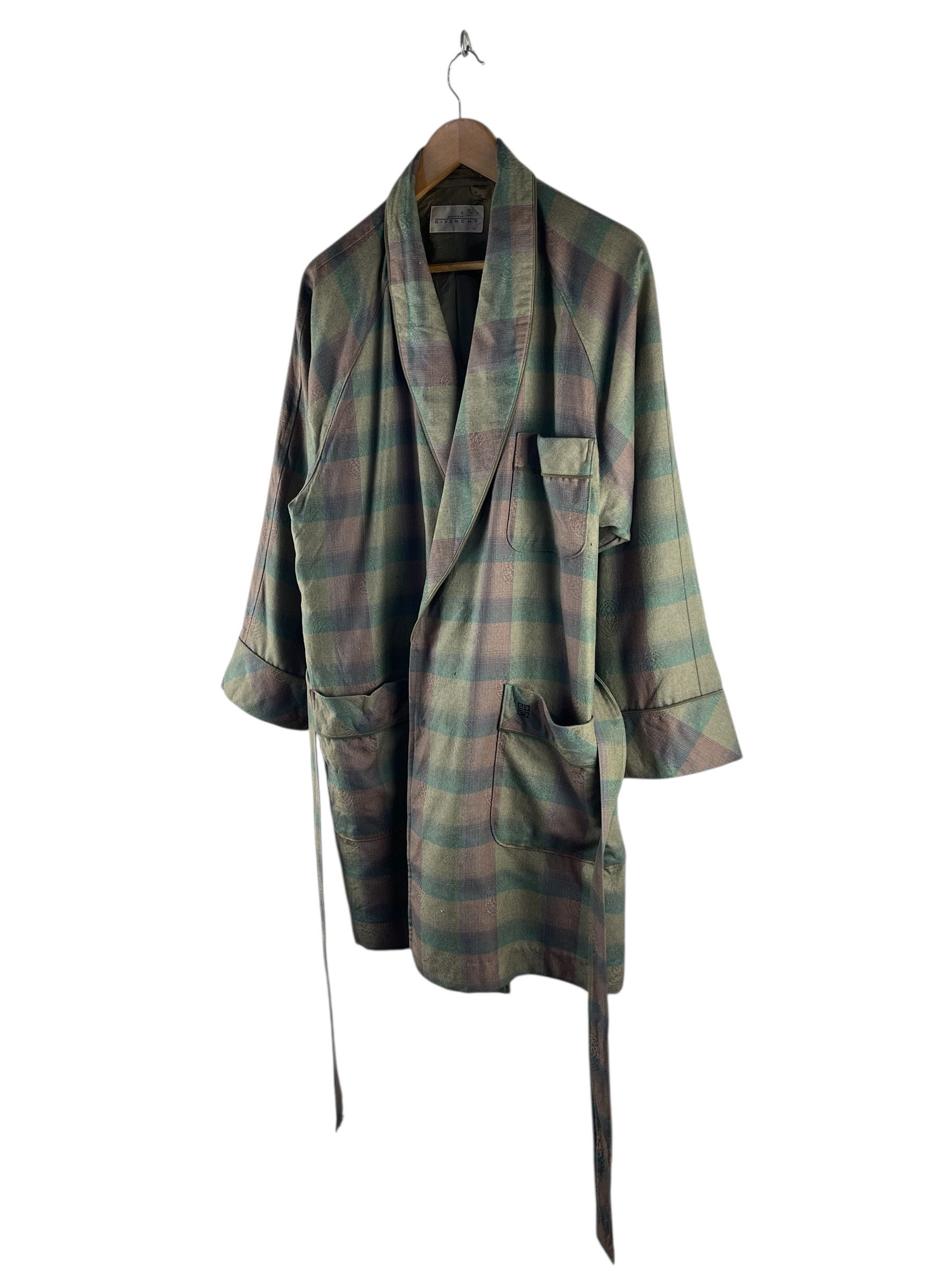 Givenchy Vintage Monsieur Givenchy Flannel Robe Size L / US 10 / IT 46 - 5 Thumbnail