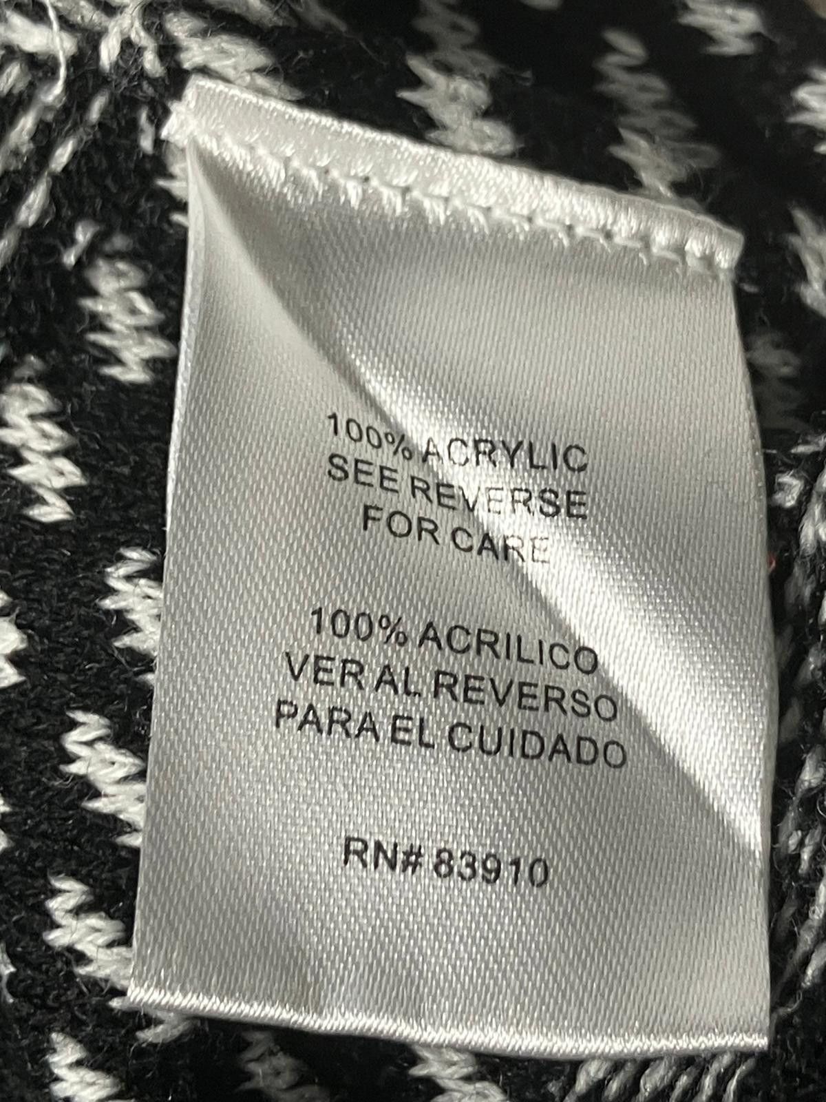 Other RXB Black and White Patterned Shawl Collar Cardigan Sweater Size M / US 6-8 / IT 42-44 - 8 Thumbnail