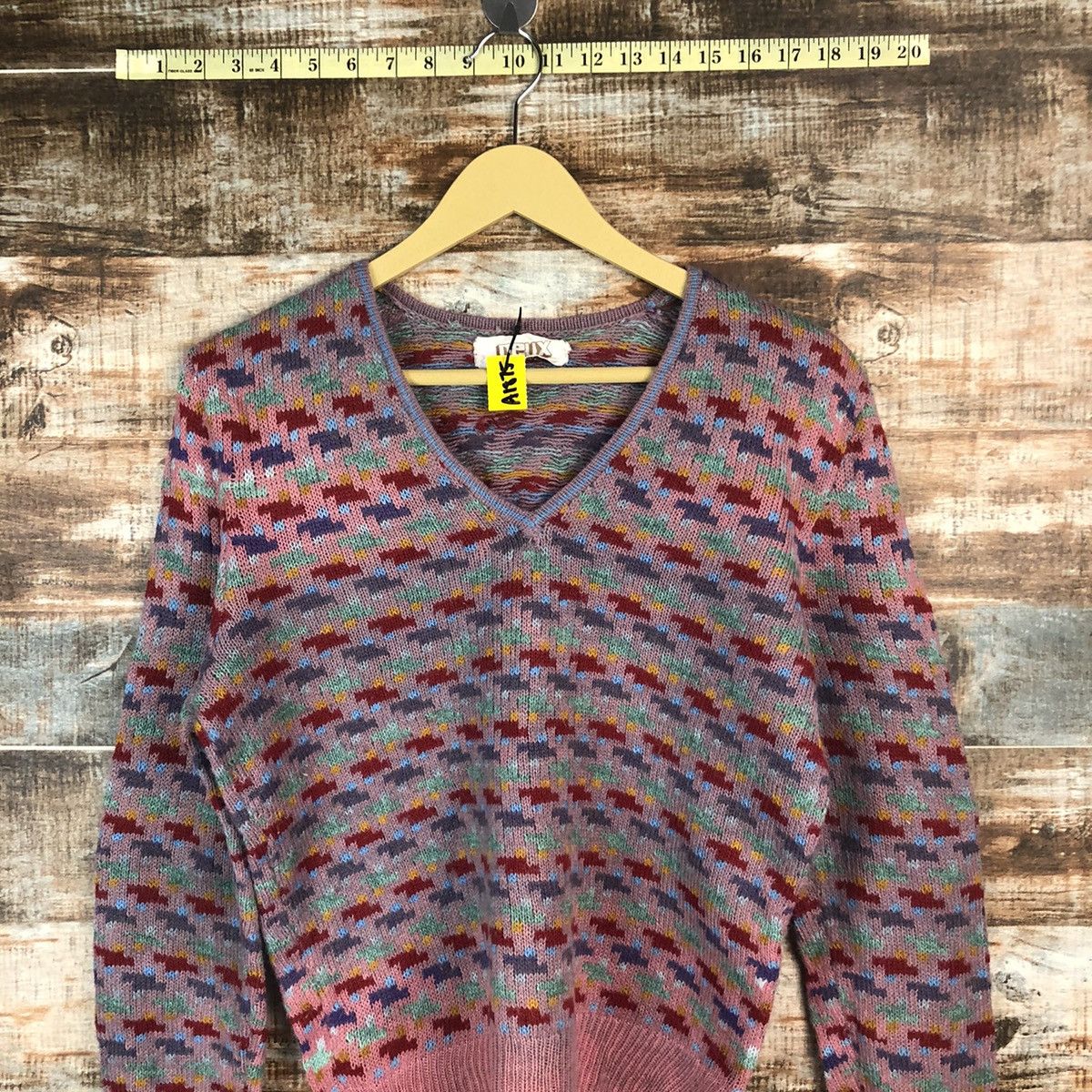 Homespun Knitwear Deux faded Pink Knitwear sweatshirt #A1875 Size S / US 4 / IT 40 - 5 Thumbnail