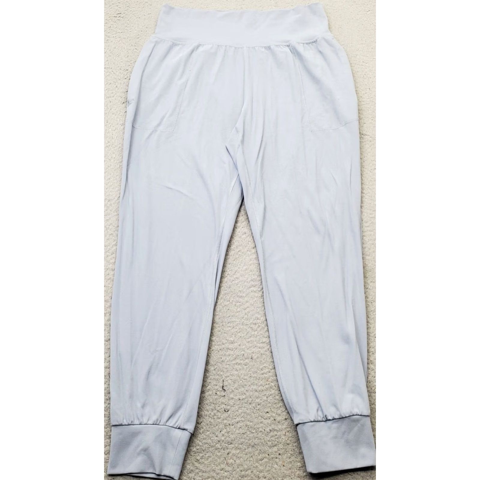 Athleta Athleta Salutation Jogger Pants Womens L Blue Workout Lounge Yoga Elastic Waist XS? Size 36" / US 14 / IT 50 - 2 Thumbnail
