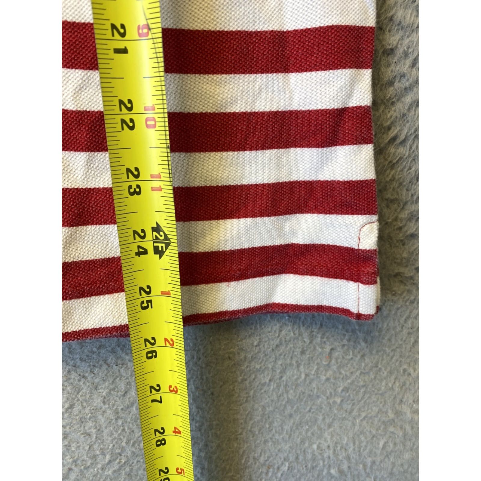 Vintage VINTAGE LL Bean Polo Shirt Mens Small S Short Sleeve Red Stripes Casual Golf Walking Size US S / EU 44-46 / 1 - 6 Thumbnail