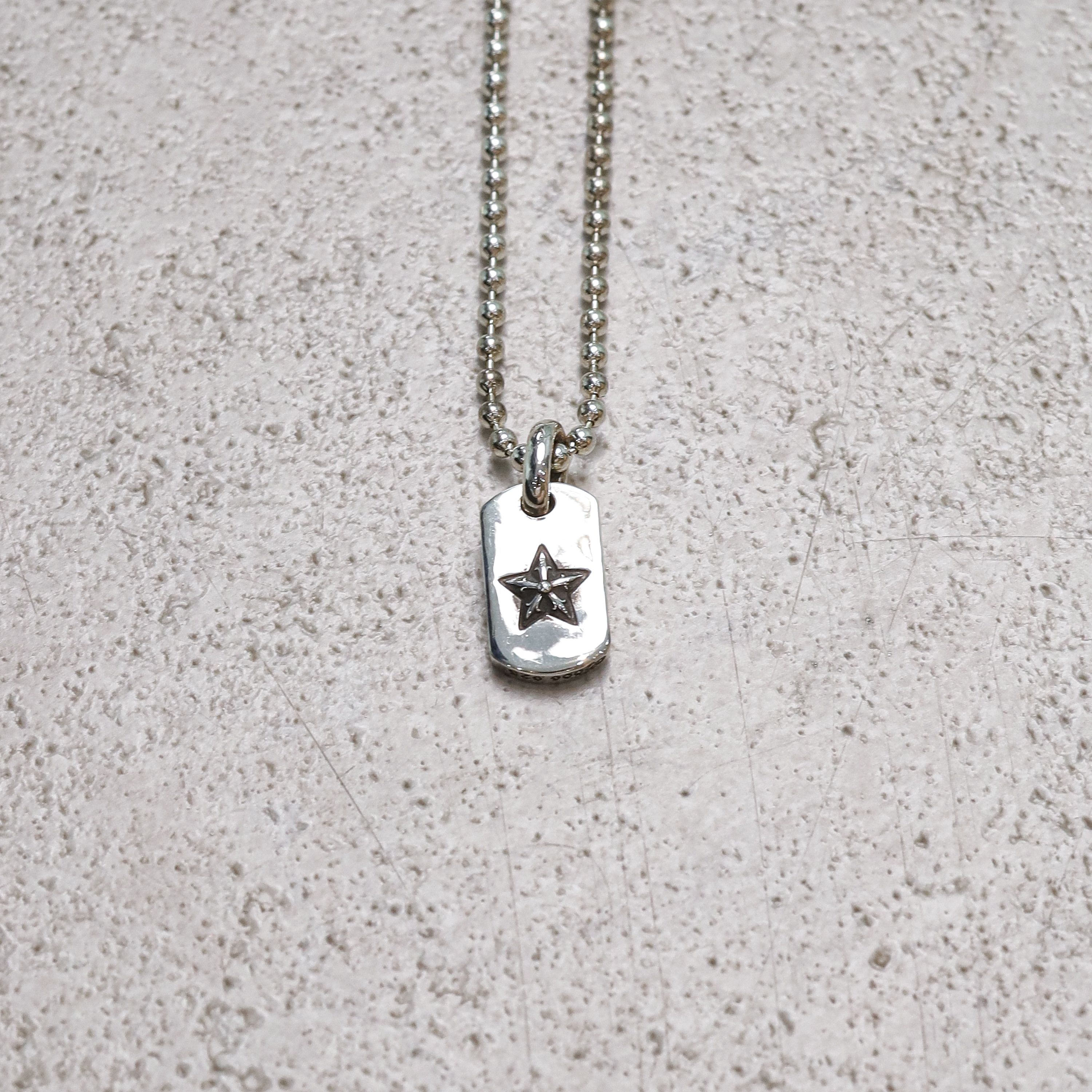 Chrome shops hearts necklace