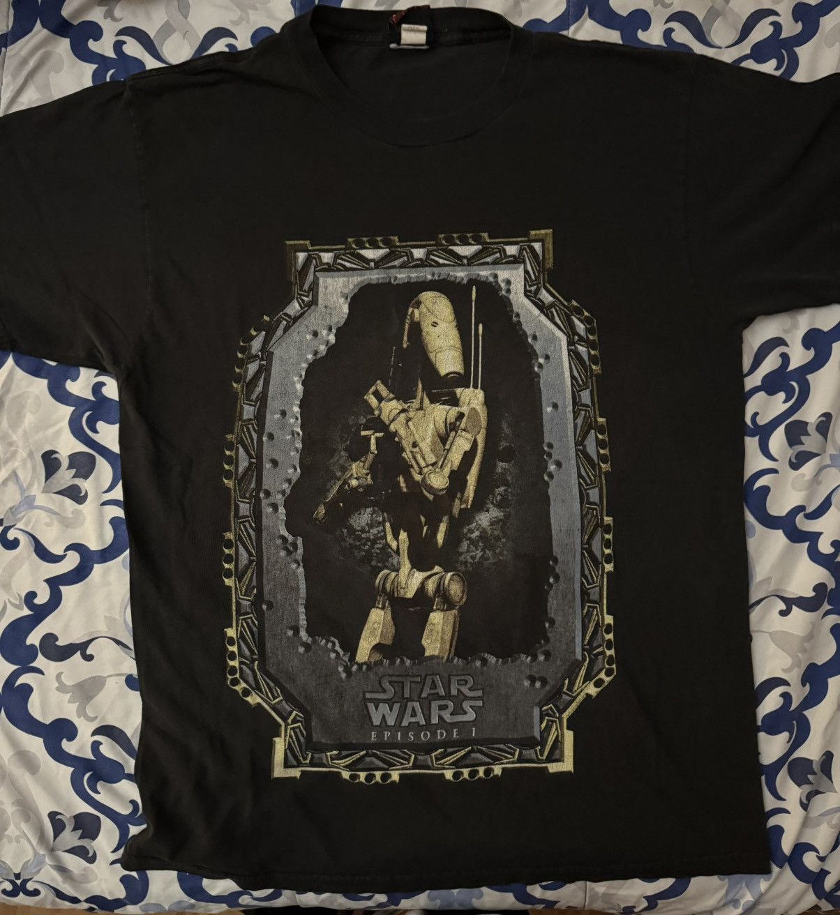 Star Wars × Vintage Vintage Star Wars Episode 1 Battle Droid T-shirt Size US L / EU 52-54 / 3 - 1 Thumbnail