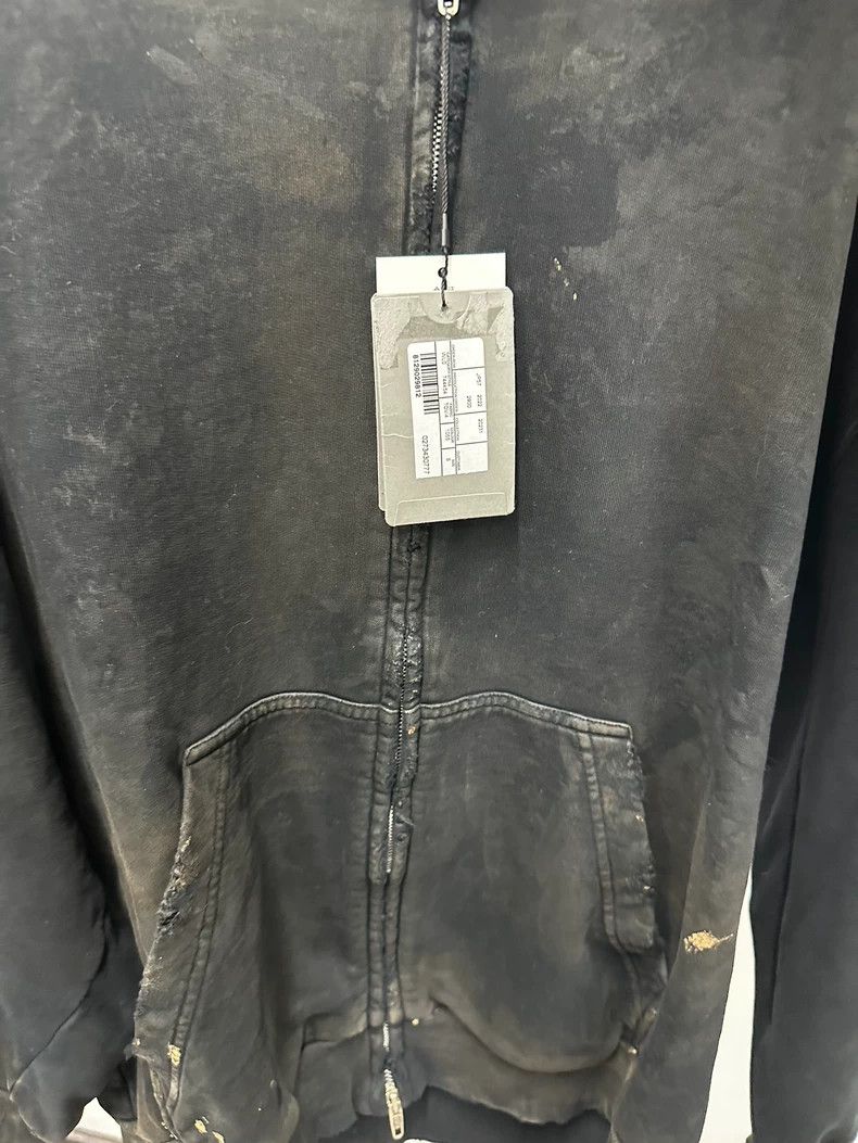 Balenciaga Balenciaga Mud-dyed 23 FW destroy zipper hoodie jacket 2503 Size US S / EU 44-46 / 1 - 3 Thumbnail