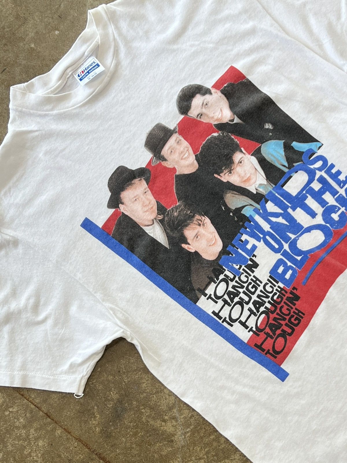 Band Tees Vintage 1989 New Kids On The Block Hangin Tough Tour Tee XL Size US XL / EU 56 / 4 - 1 Thumbnail