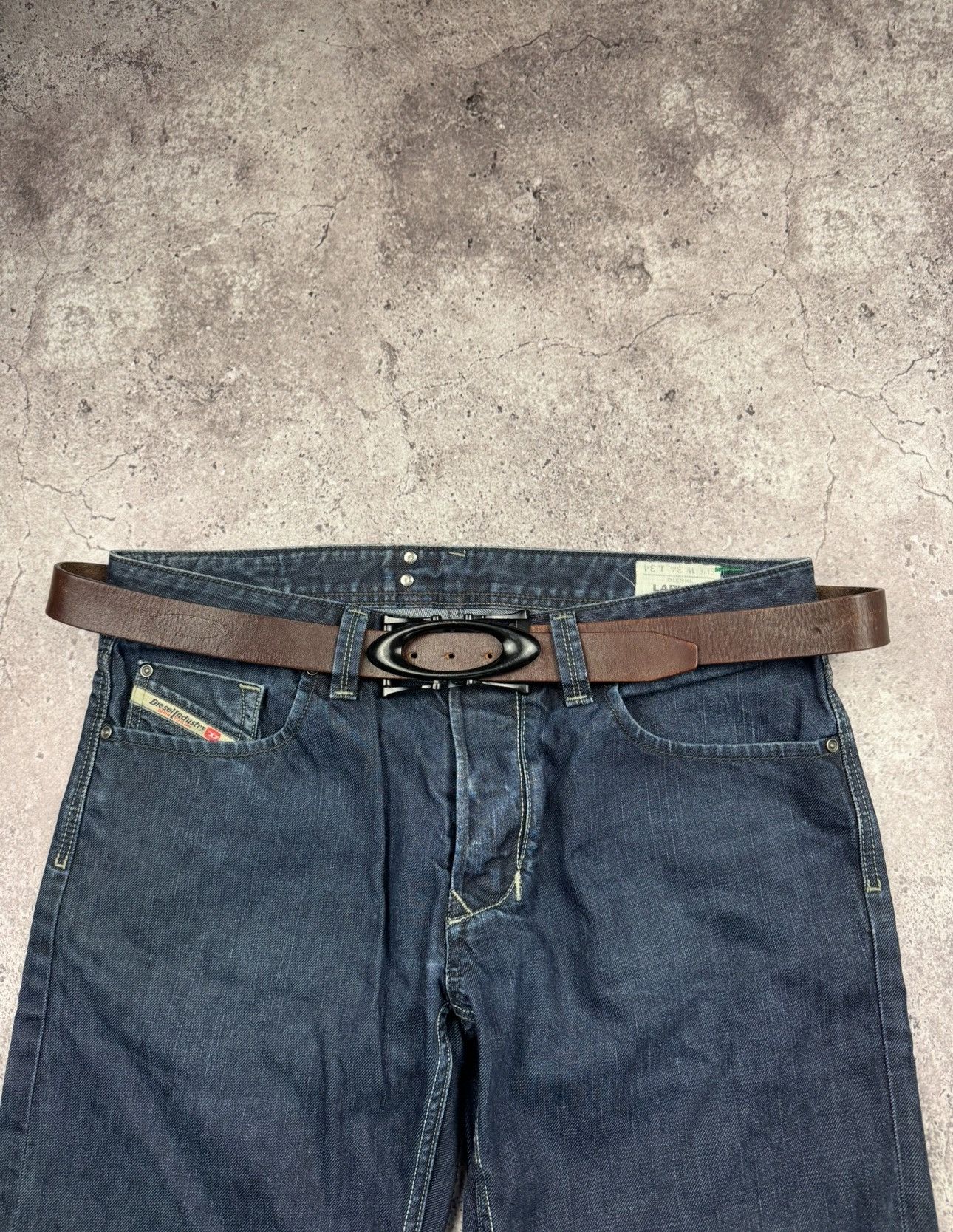 Oakley Y2K Oakley Software Leather Belt Crazy O Gorpcore Vintage Size ONE SIZE - 1 Thumbnail