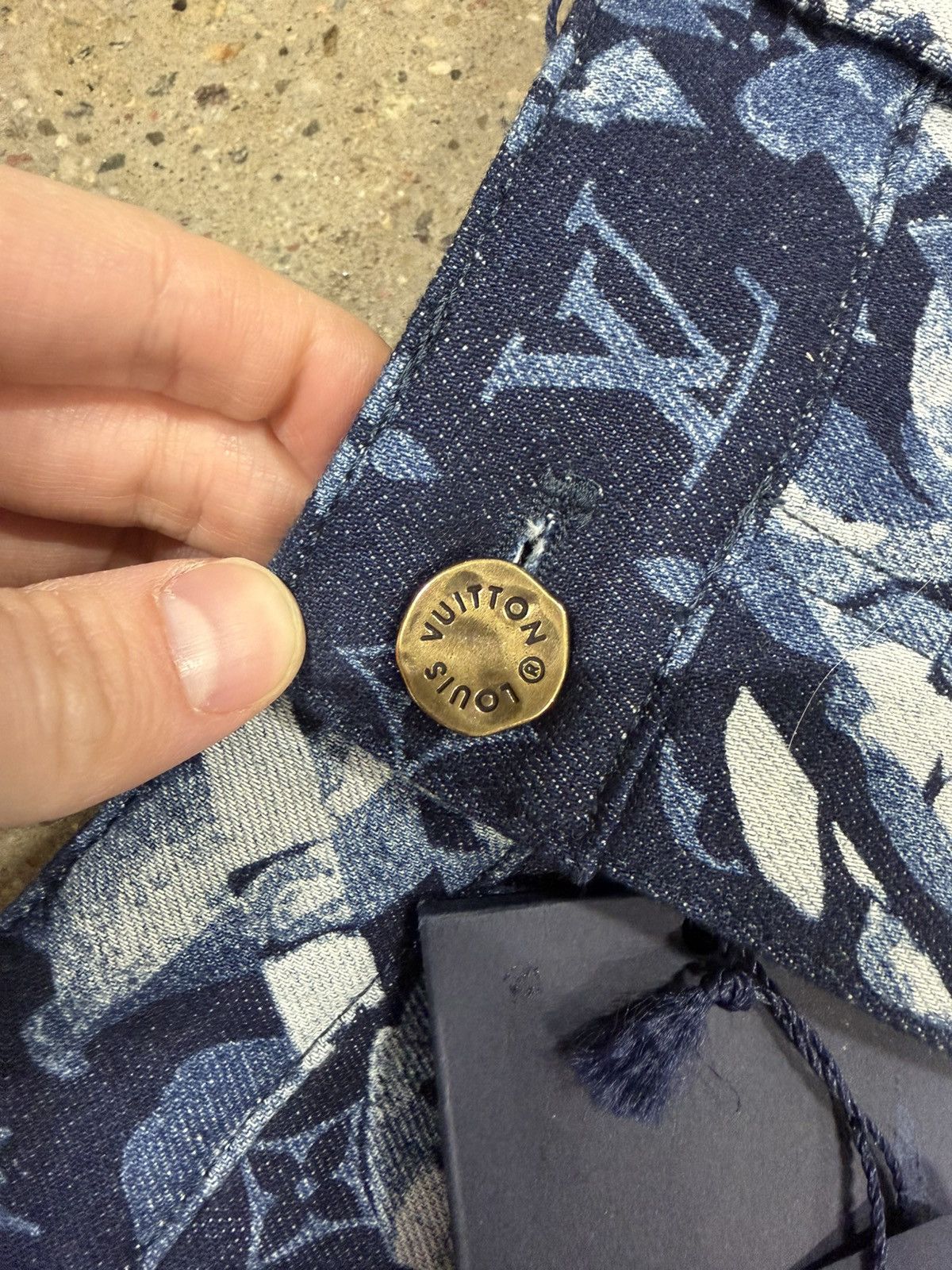 Louis Vuitton Louis Vuitton Monogram Printed Jeans NEW 2300$ Size US 33 - 7 Thumbnail