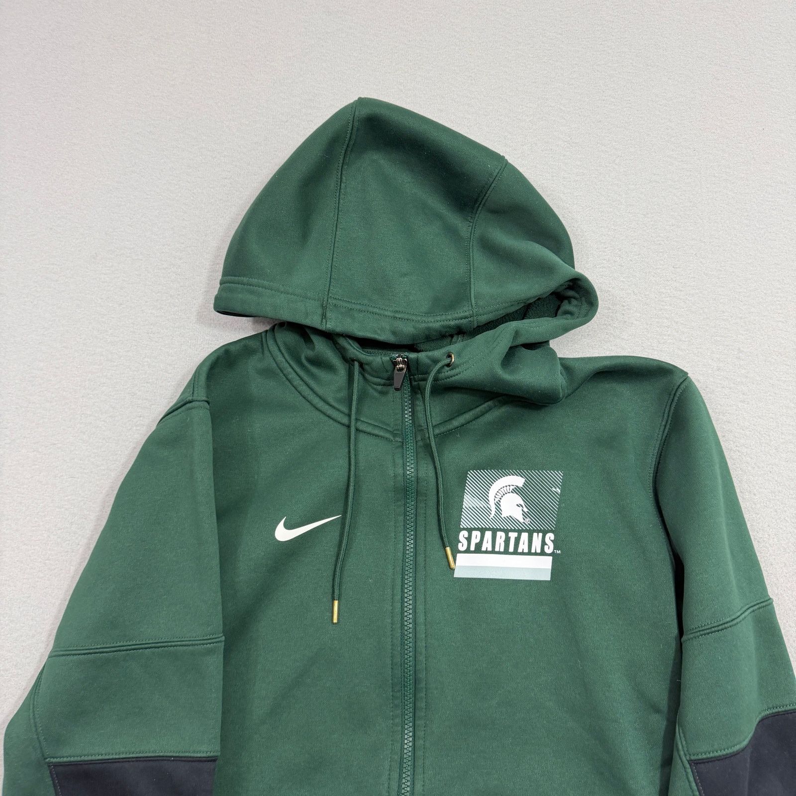 Nike Nike Michigan State Spartans Full Zip Hoodie Men's Small Size US S / EU 44-46 / 1 - 3 Thumbnail