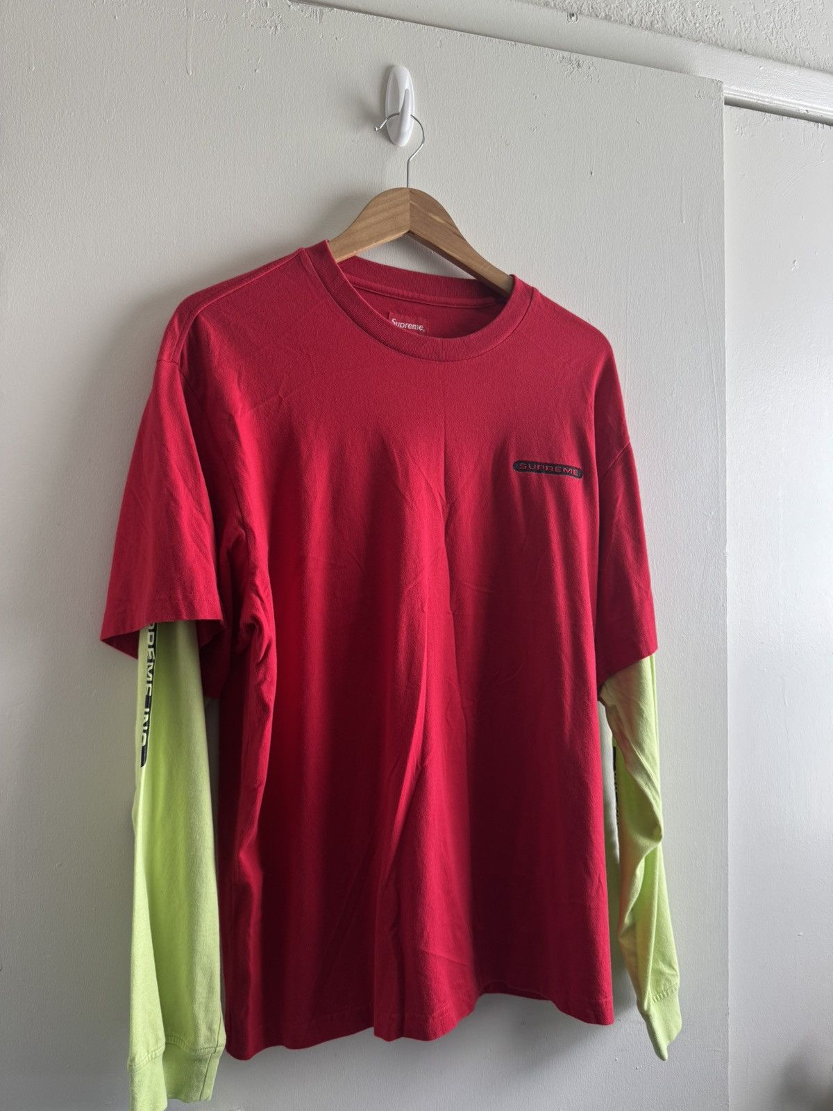 Supreme Supreme Paneled Piping L/S Top Tan - 25SS | Grailed