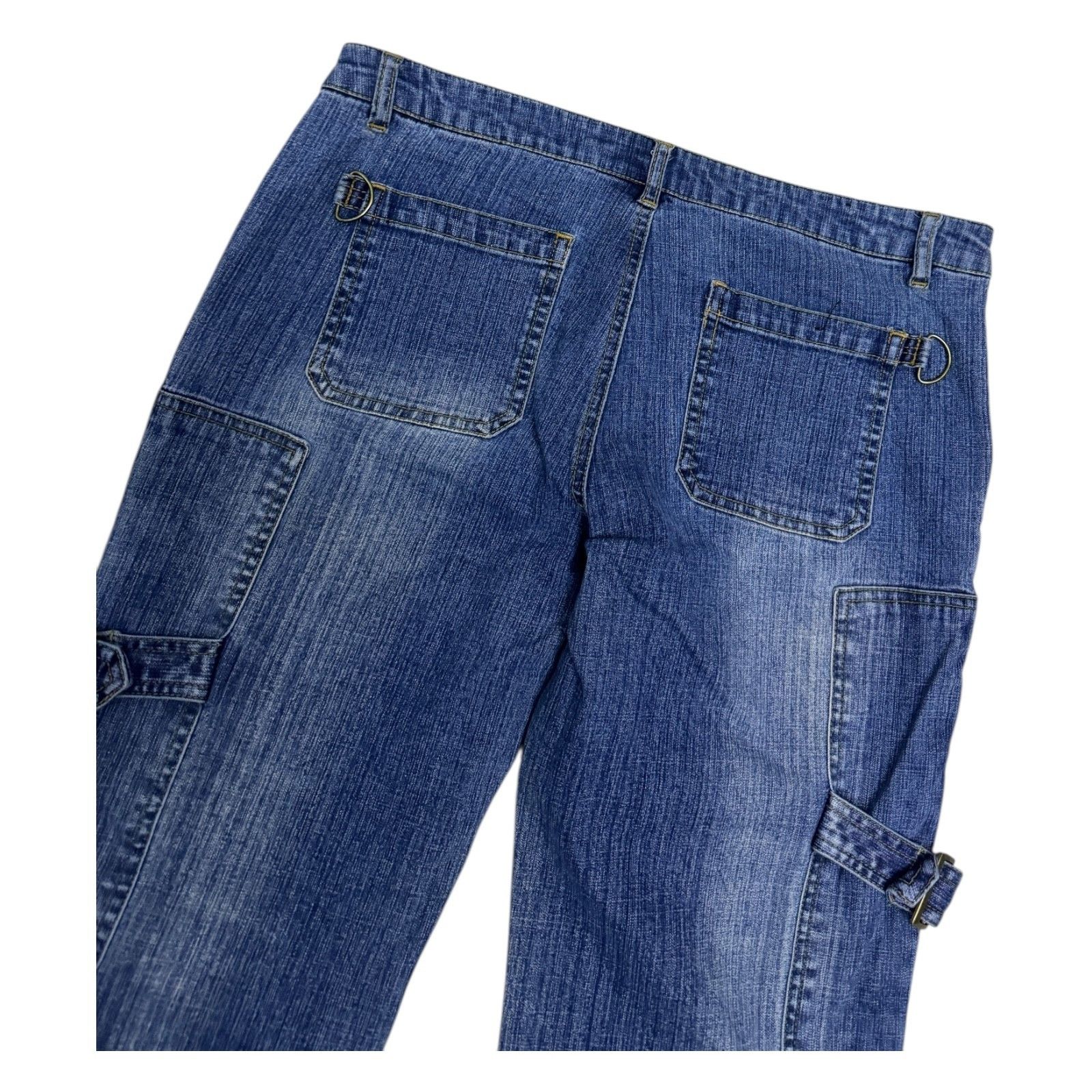 Other YOUNIQUE Vintage Y2K Flared Bootcut Casual Denim Jeans 12 Size 32" / US 10 / IT 46 - 6 Thumbnail