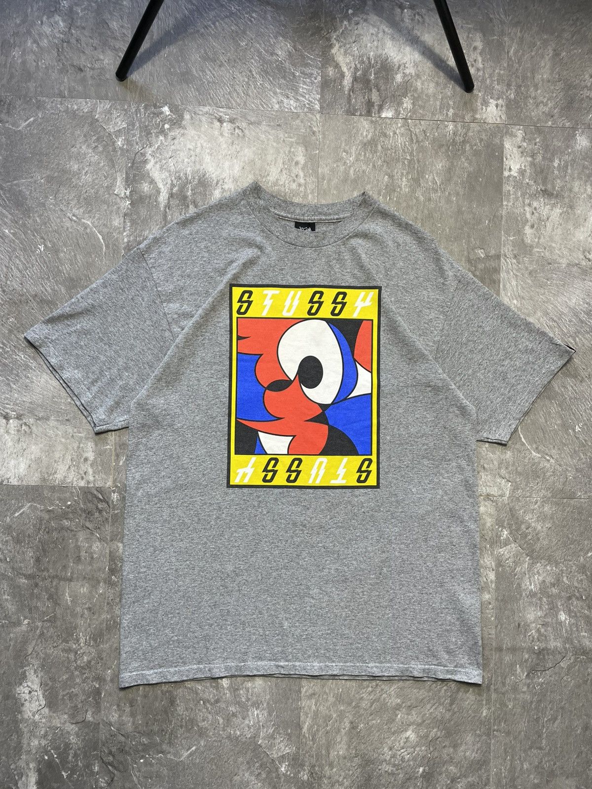 Stussy Vintage Stussy Graphic Tee Big Logo T Shirt 90s Made in USA Size US L / EU 52-54 / 3 - 1 Thumbnail