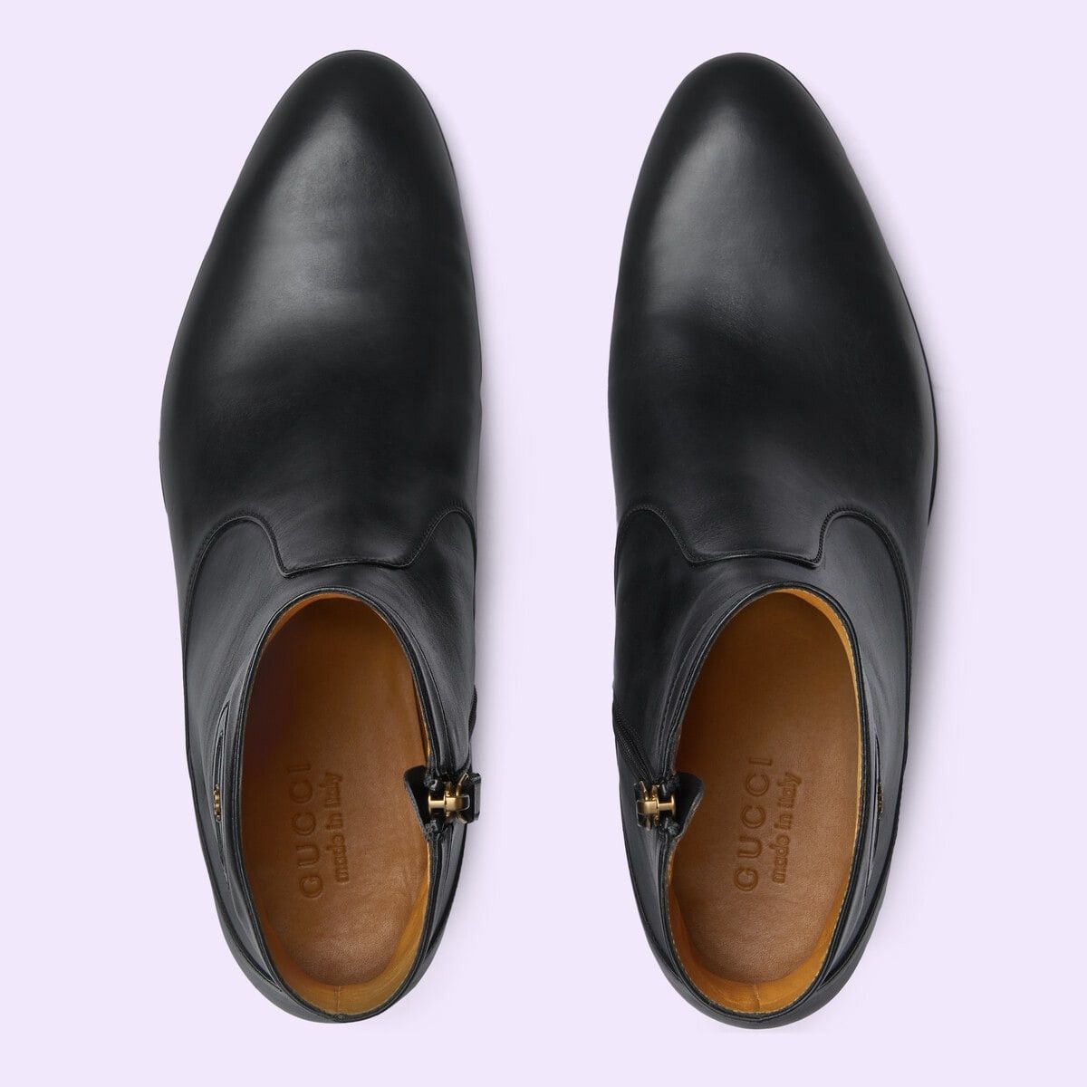 Gucci o1s1wg110125 Ankle Boots With Double G in Black Size US 12.5 / EU 45-46 - 5 Thumbnail