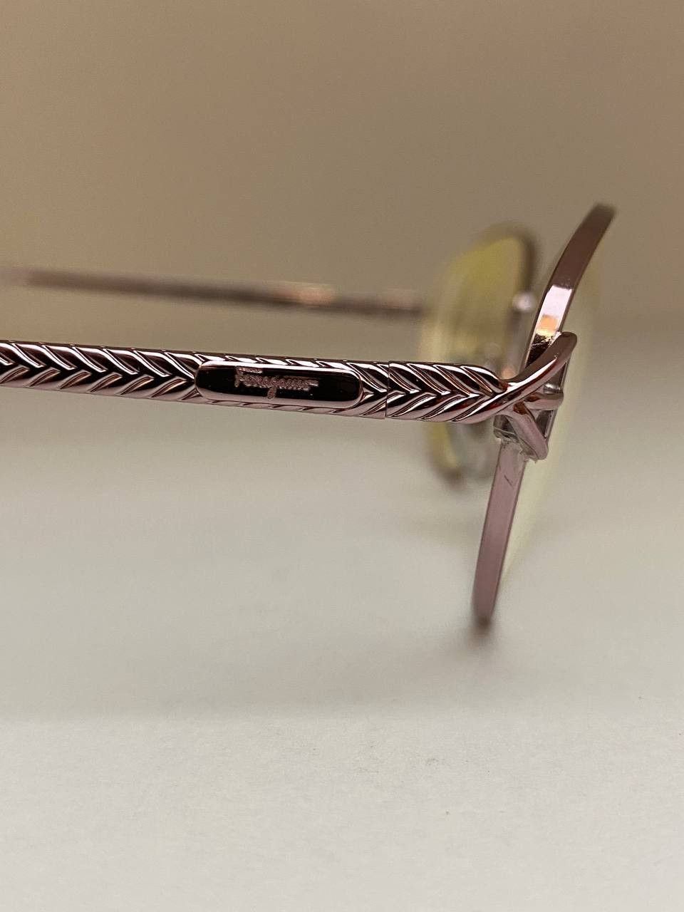 Salvatore Ferragamo Salvatore Ferragamo Vintage Round Rimless Eyeglasses 1579 Size ONE SIZE - 4 Thumbnail