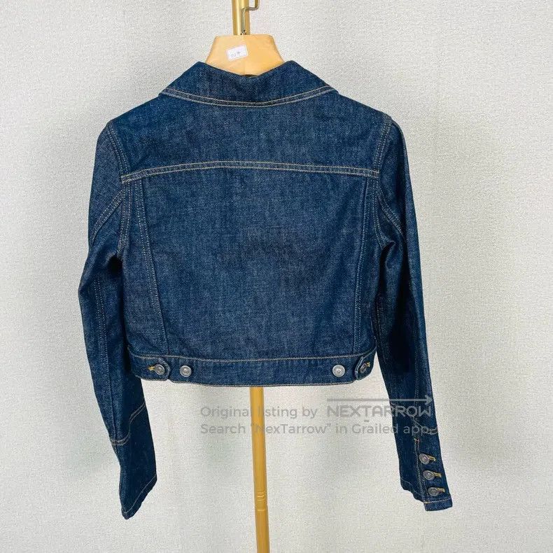 Dior Dior Blue bee embroidered single-breasted denim jacket Size XXS / US 00 / IT 34 - 2 Thumbnail