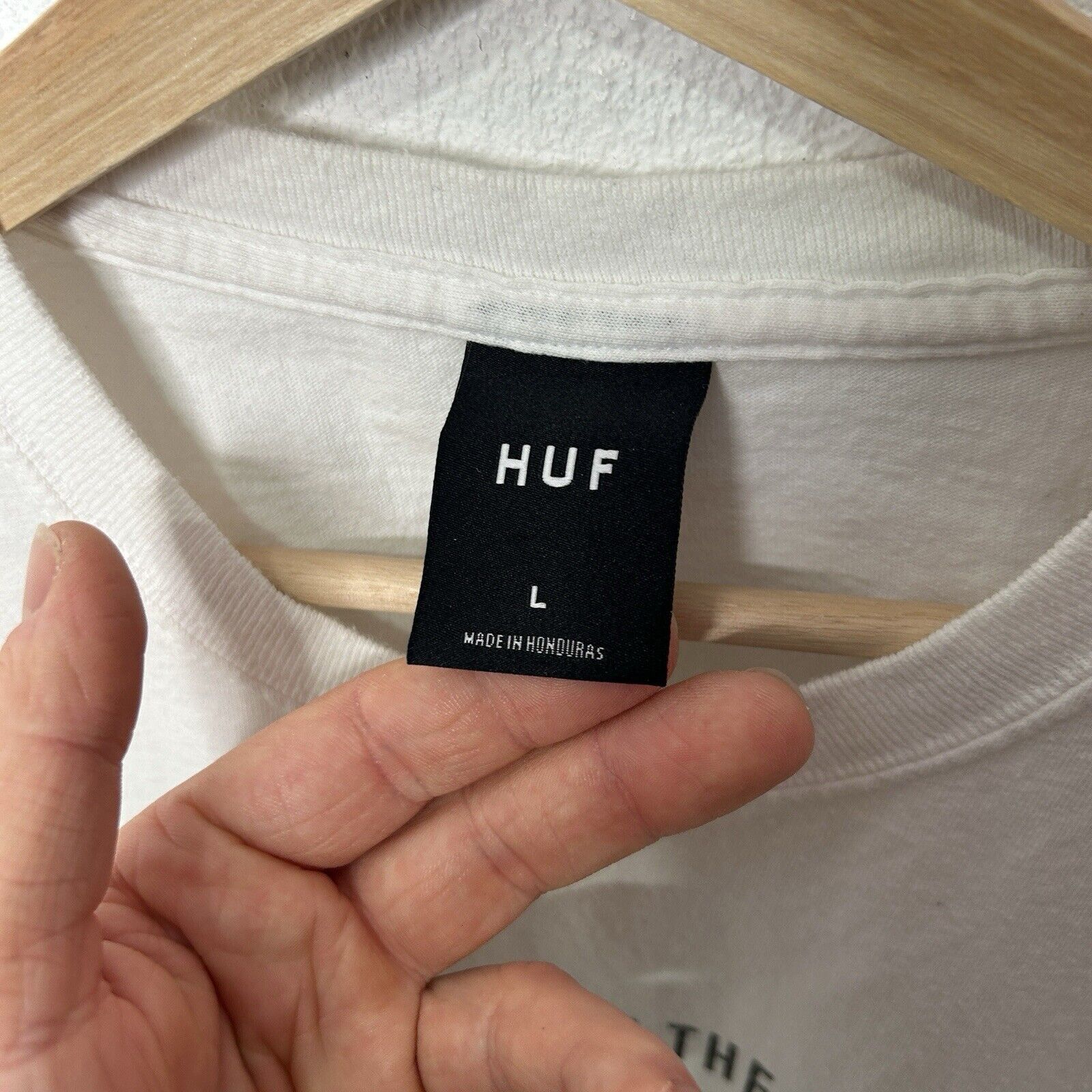 Huf Huf X FTP 3-Peat Rings Tee “White” Size US L / EU 52-54 / 3 - 4 Thumbnail