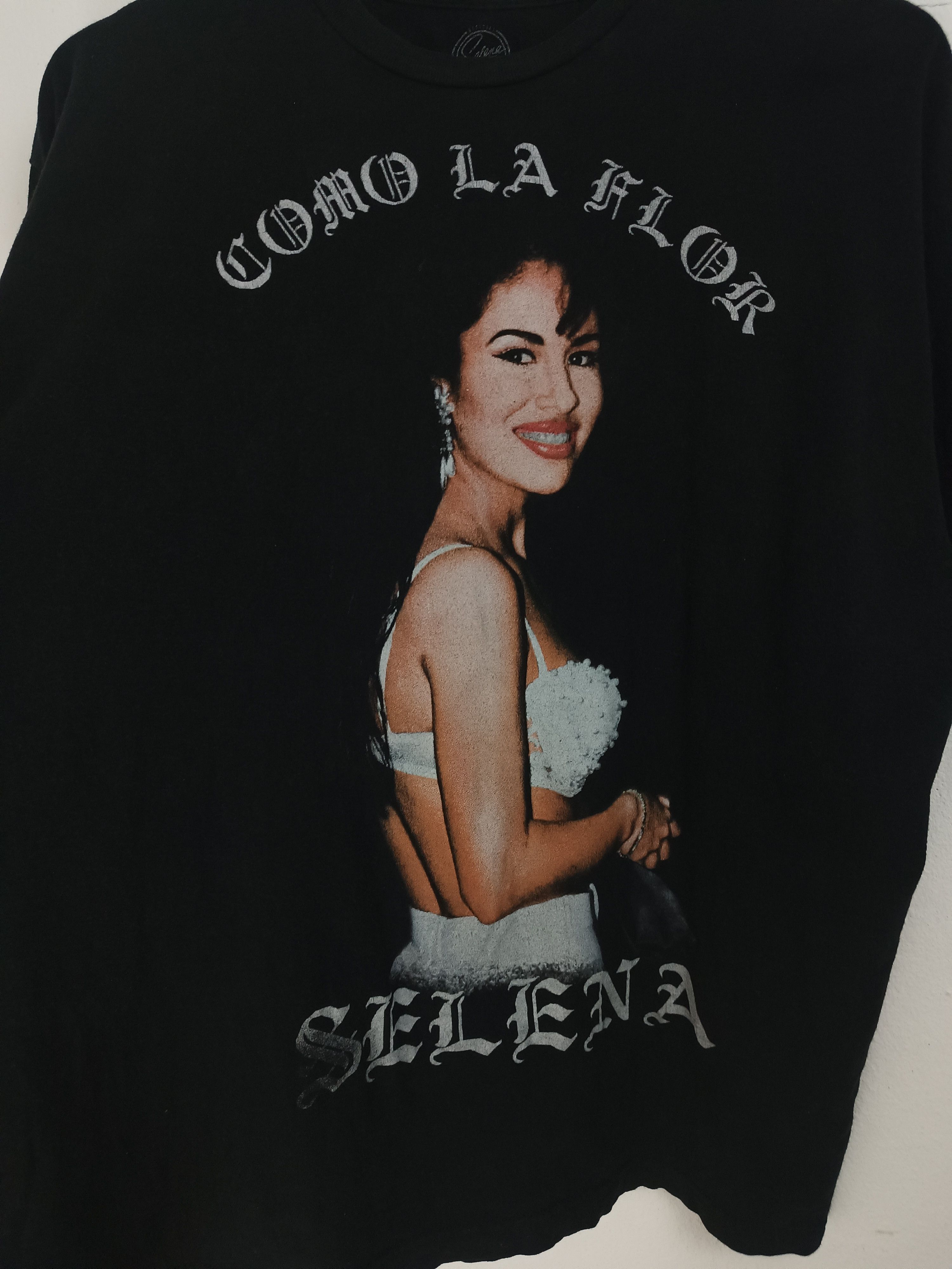 Rap Tees VINTAGE SELENA COMO LA FLOR TEE QUEEN AALIYAH BRITNEY Size US XL / EU 56 / 4 - 11 Thumbnail