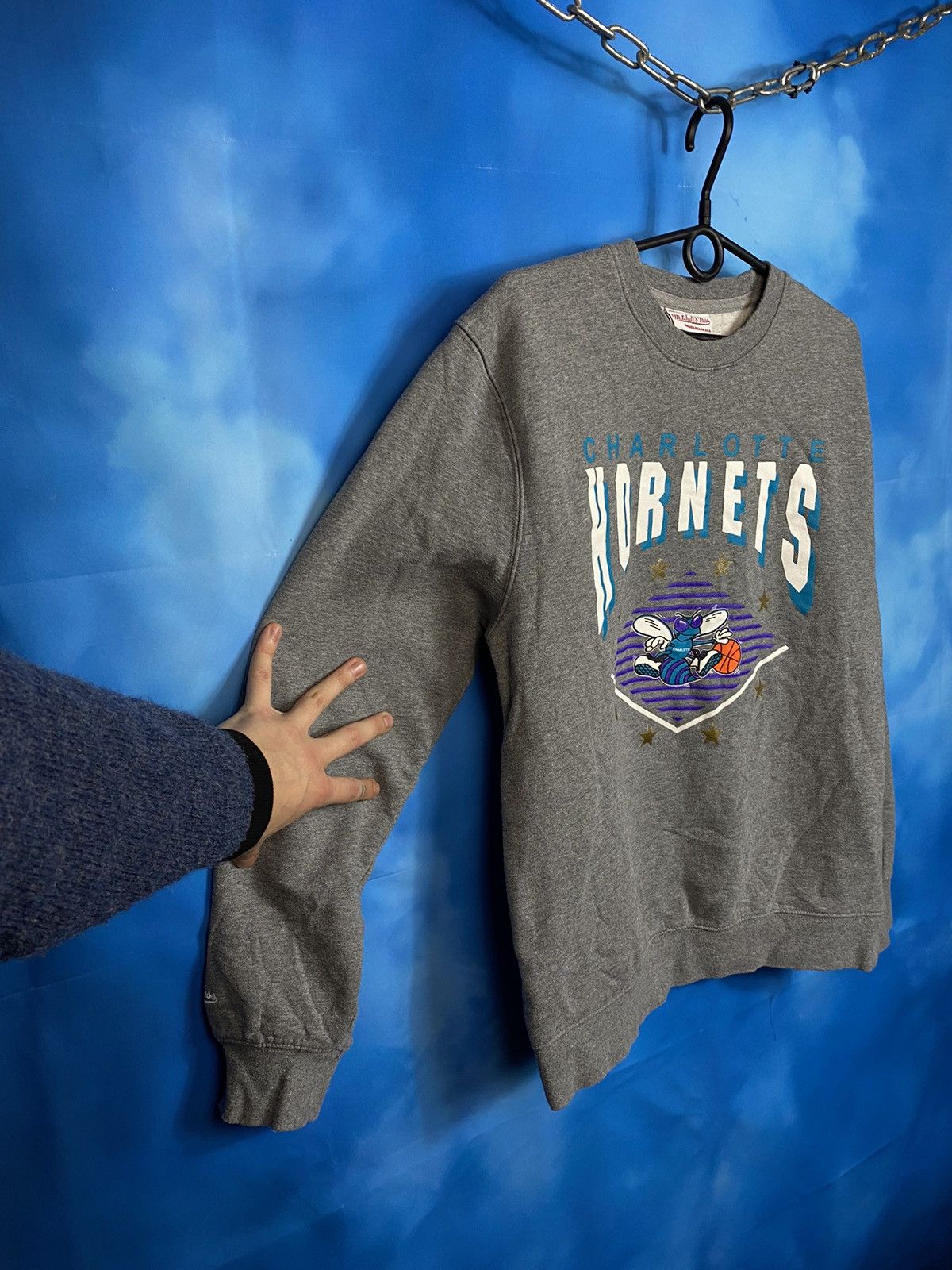 Mitchell & Ness × NHL × Vintage Charlotte Hornets NHL club sweatshirt USA Size US M / EU 48-50 / 2 - 3 Thumbnail