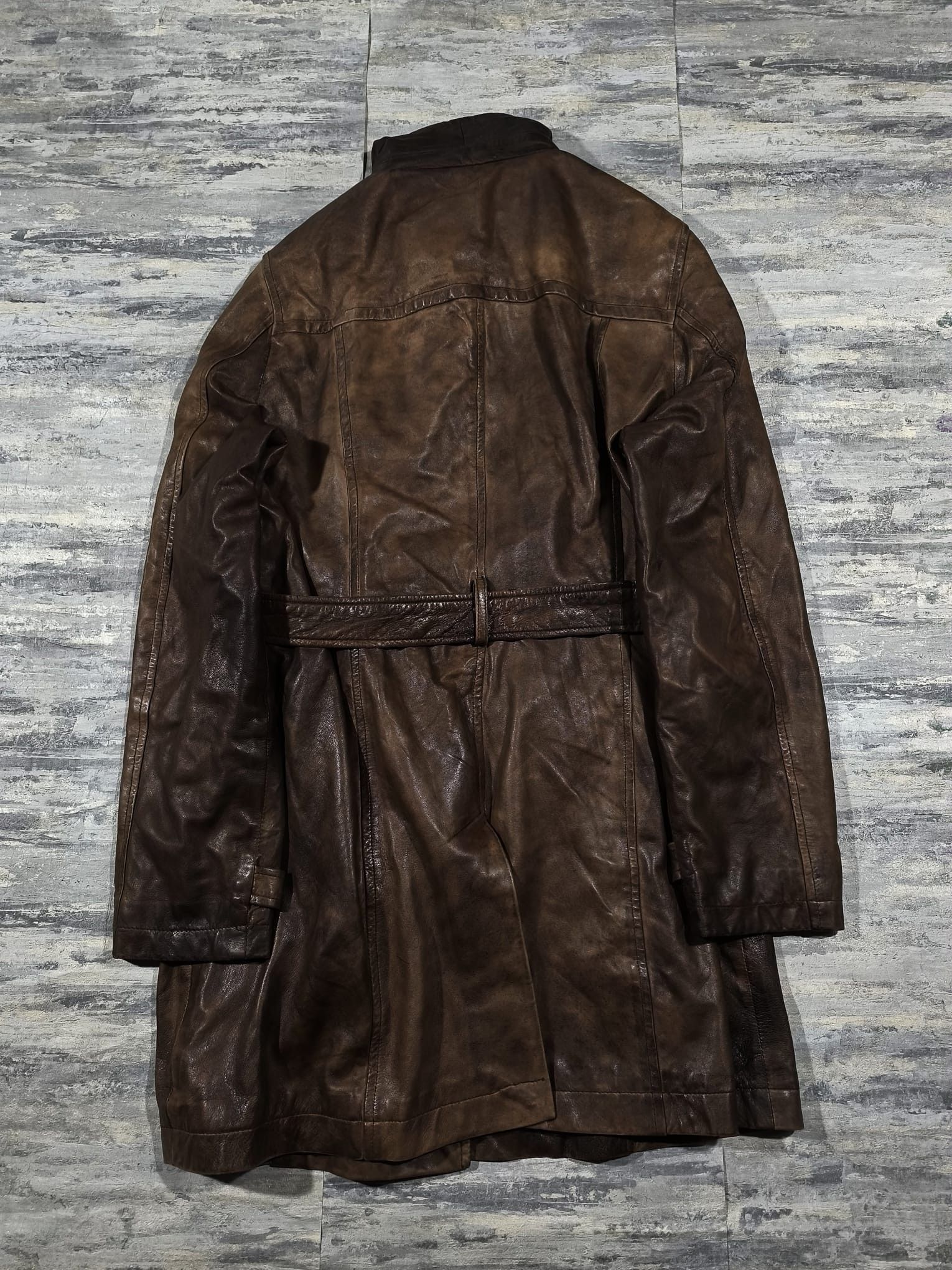 Yasuyuki Ishii vtg military leather trench raf simons carol christian poell Size US M / EU 48-50 / 2 - 5 Thumbnail