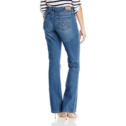 Levi's Levi's Women's 515 Classic Boot Cut Mid Rise Blue Jeans Size 32" / US 10 / IT 46 - 6 Thumbnail