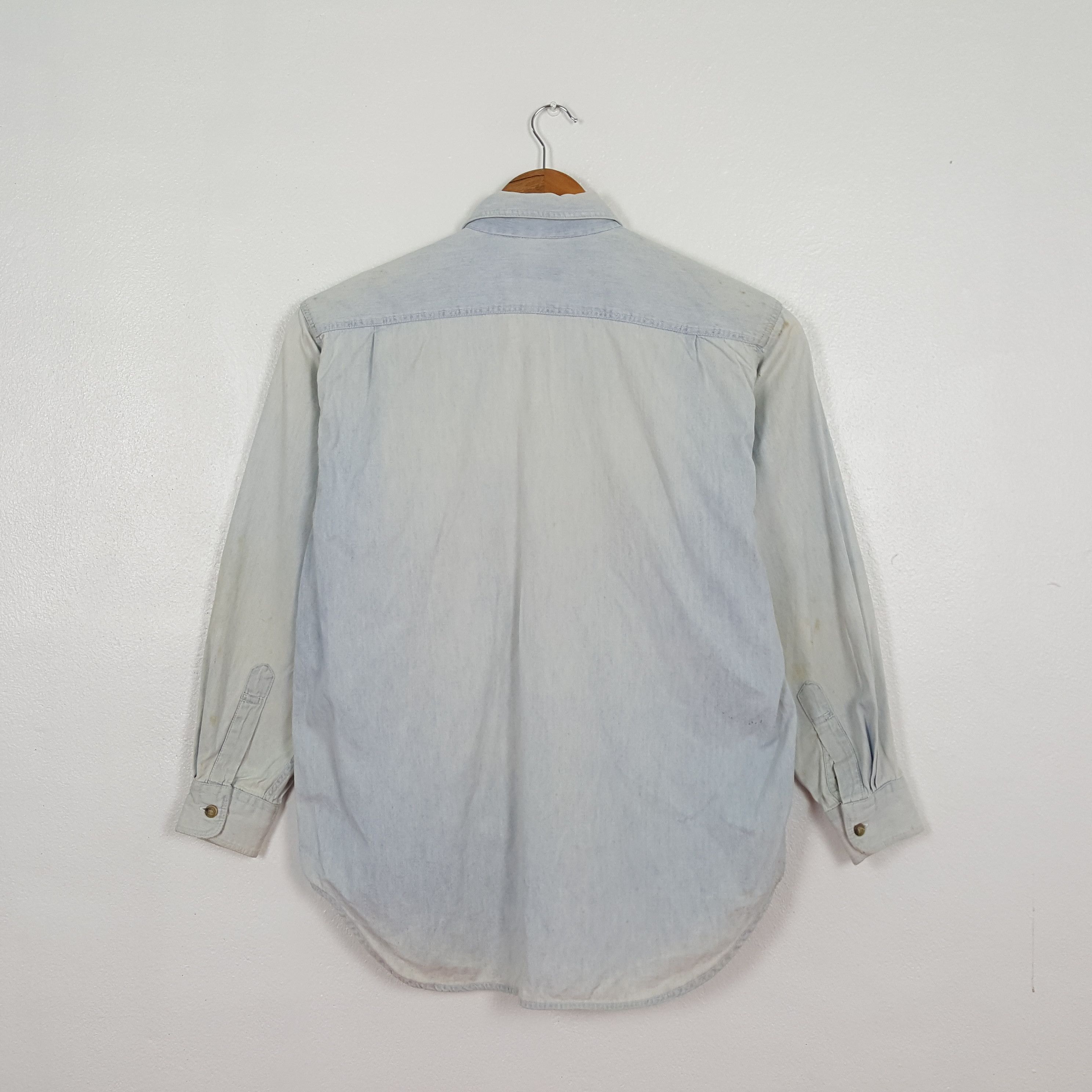 Wrangler Vintage Wrangler Western Style Denim Shirt C319N1 Size US L / EU 52-54 / 3 - 3 Thumbnail