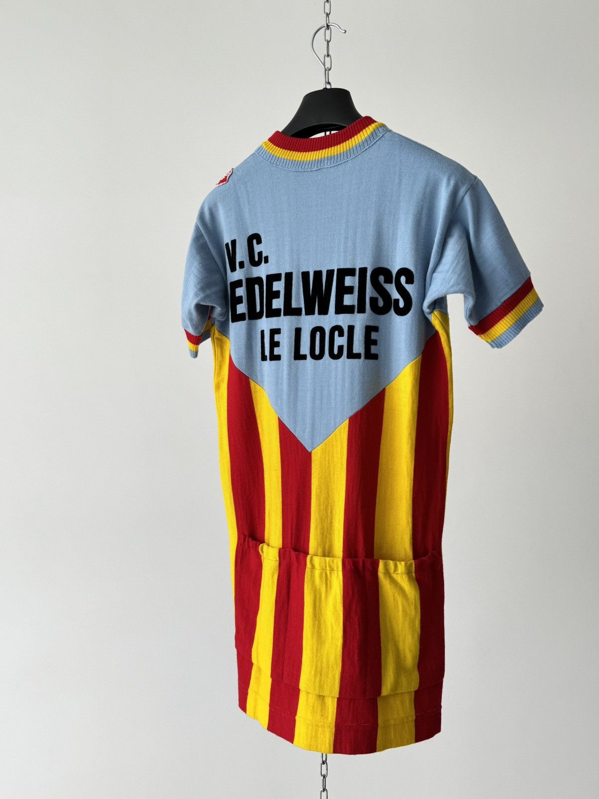 Vintage 1970s Castelli ‘Edelweiss Le Locle’ Cycling Wool Jersey Size US M / EU 48-50 / 2 - 7 Thumbnail