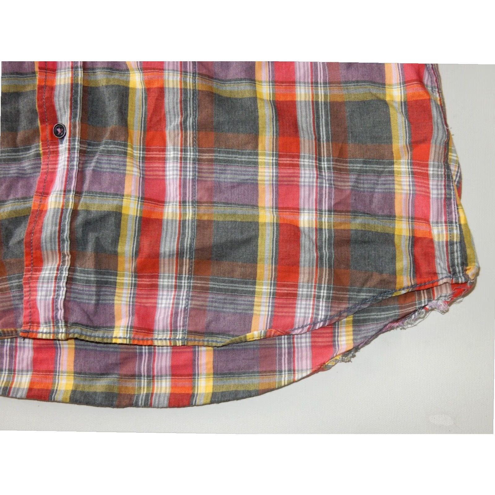 BUGATCHI Bugatchi Uomo Mens Long Sleeve Plaid Button-Up Shirt XL Multicolor Size US XL / EU 56 / 4 - 2 Thumbnail