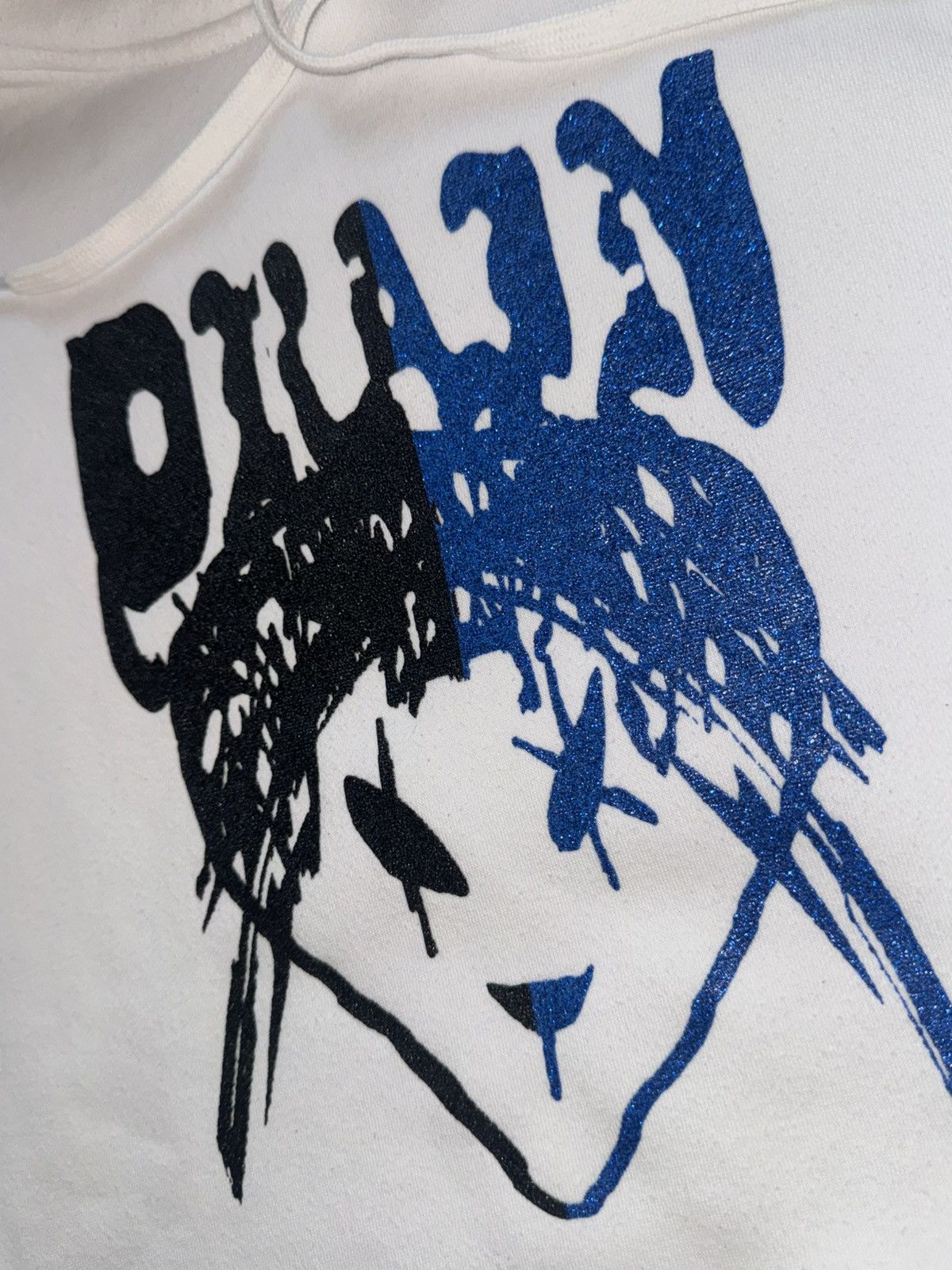 Drain Gang × Sad Boys Bladee Strawberry Glitter Alien Hoodie Size US M / EU 48-50 / 2 - 2 Thumbnail