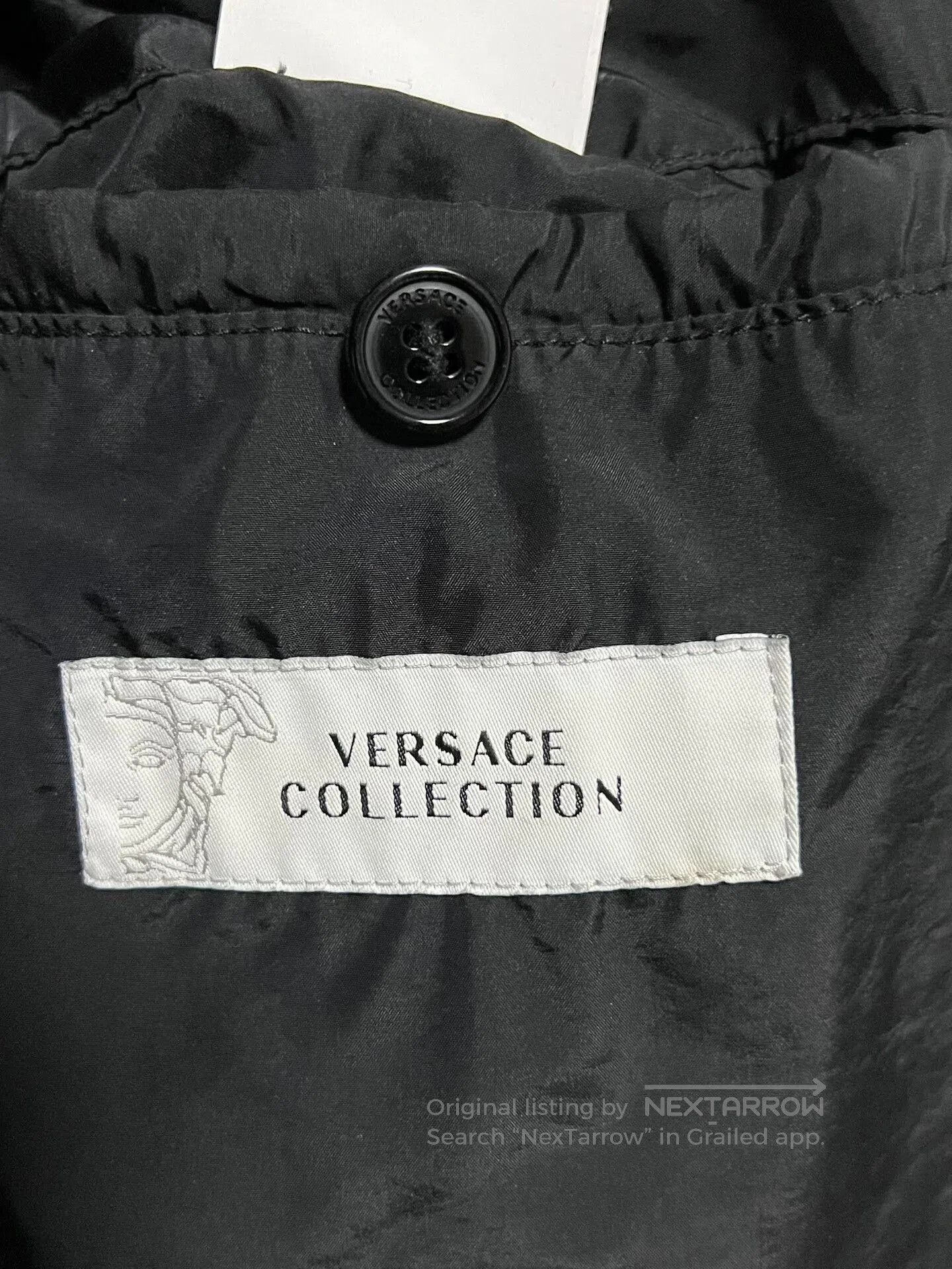 Versace VERSACE Men's Biker Zip Down Jacket. Size US M / EU 48-50 / 2 - 6 Thumbnail