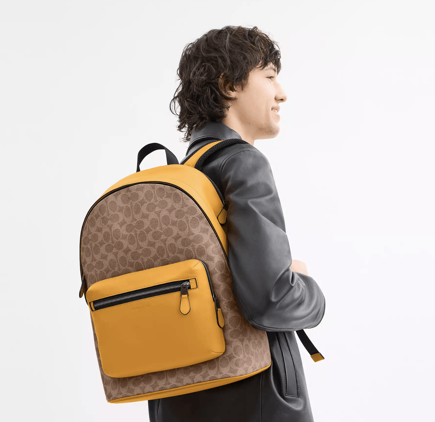Coach West Backpack In Colorblock Signature Canvas CAX44 Size ONE SIZE - 7 Thumbnail