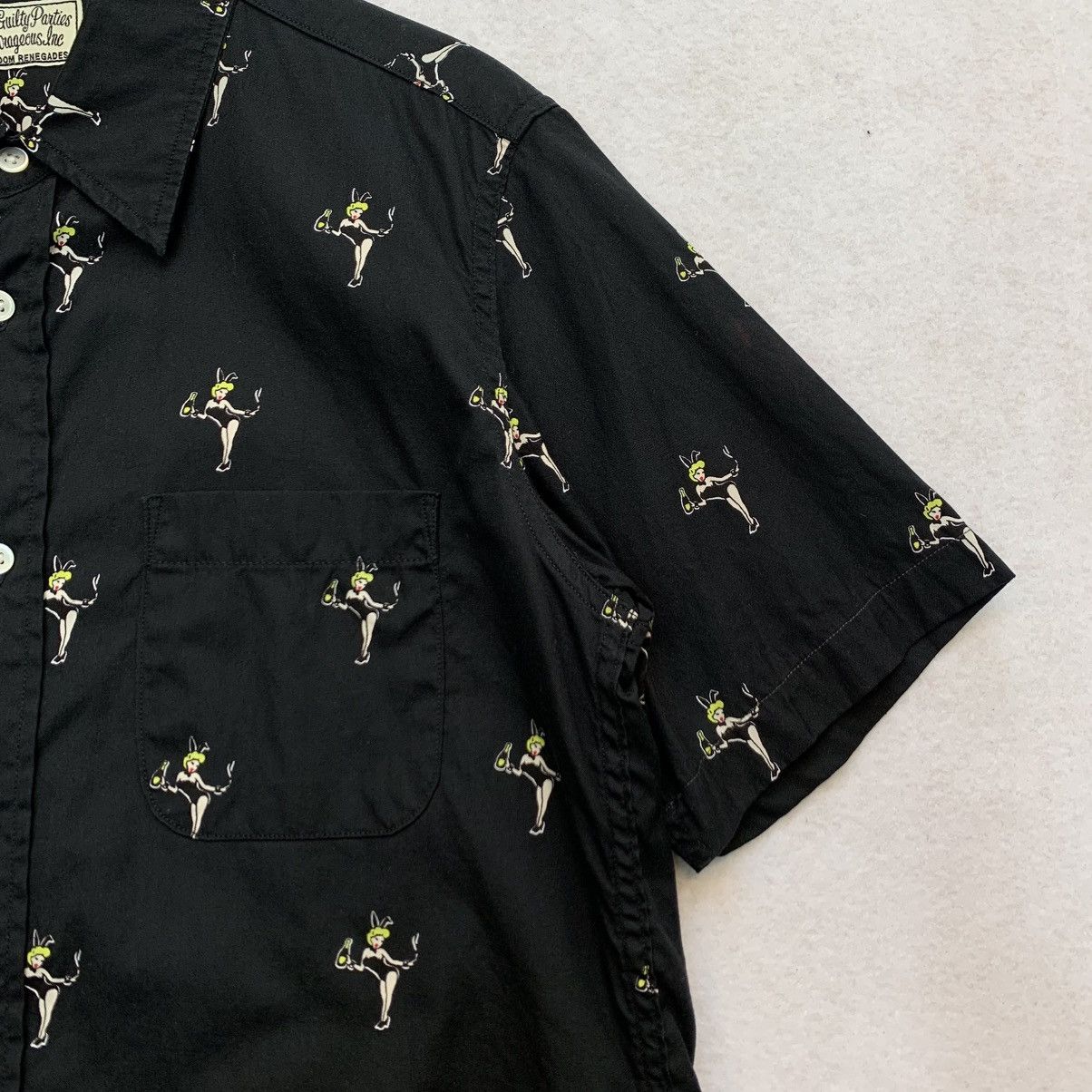 Wacko Maria Wacko Maria Guilty Parties Bunny Girl Short Sleeve Shirt Size US M / EU 48-50 / 2 - 3 Thumbnail