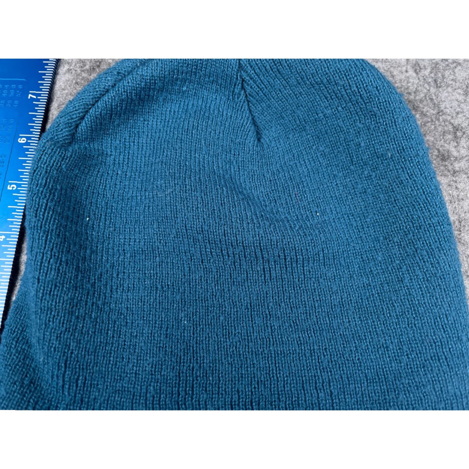 Vintage Family Dollar Beanie Adult One Size Blue Knit Lined Acrylic Polyester Outdoors Size ONE SIZE - 2 Thumbnail
