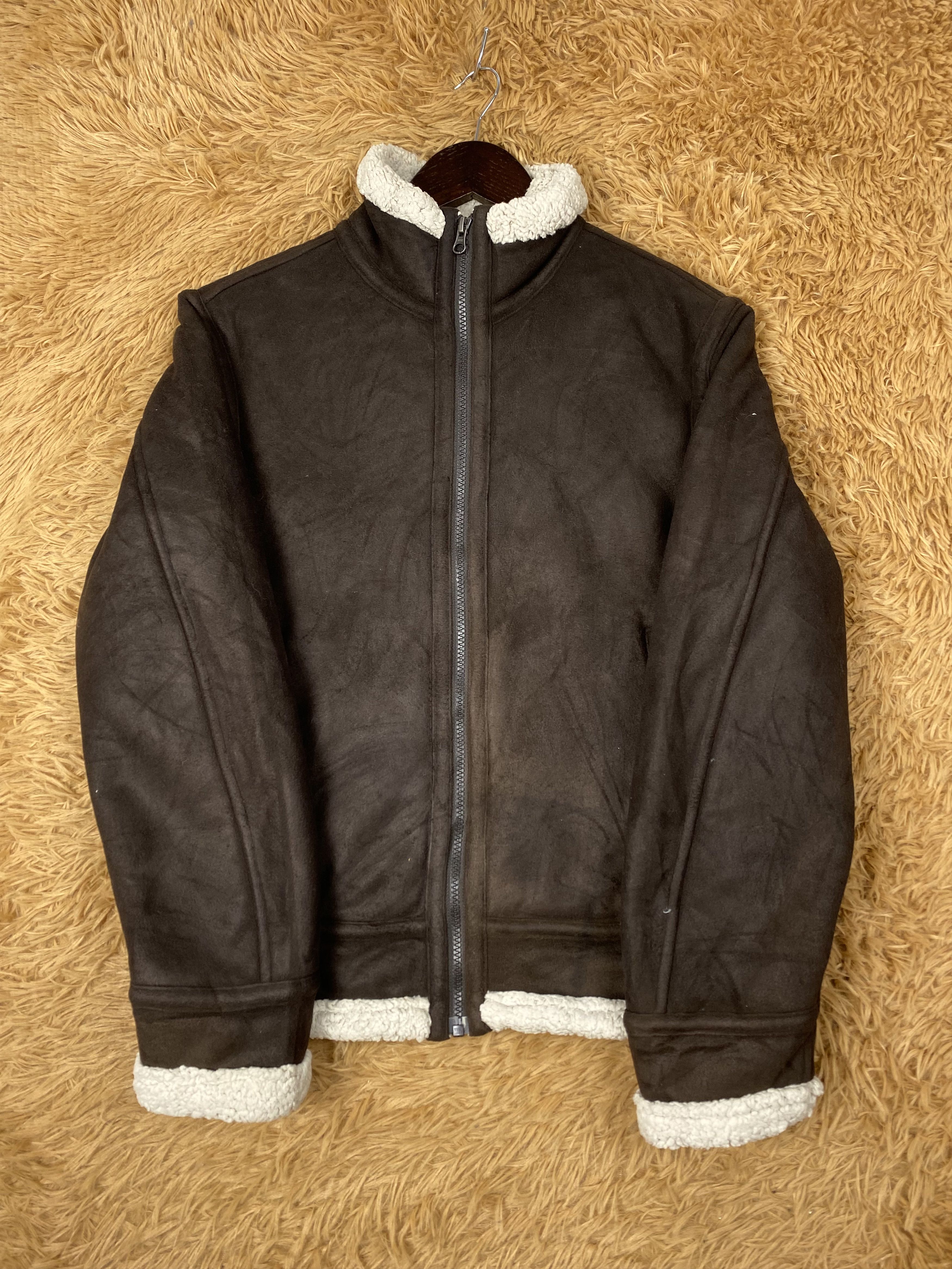 Vintage Uniqlo Sherpa Lining Jacket PJ02543
