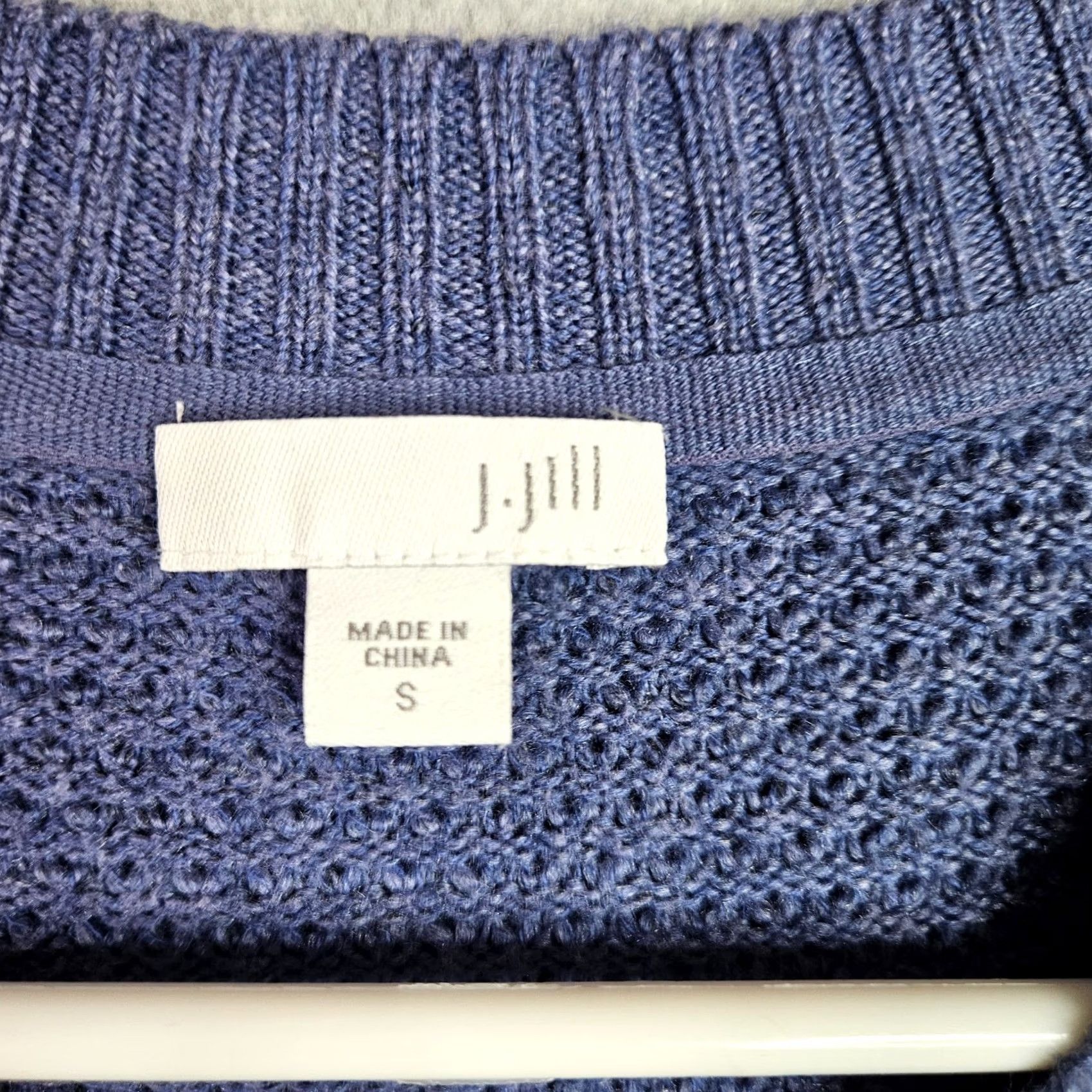 J. Jill J.Jill Blue Knit Button Front Pockets Cardigan Sweater Women’s Size S Size S / US 4 / IT 40 - 3 Thumbnail