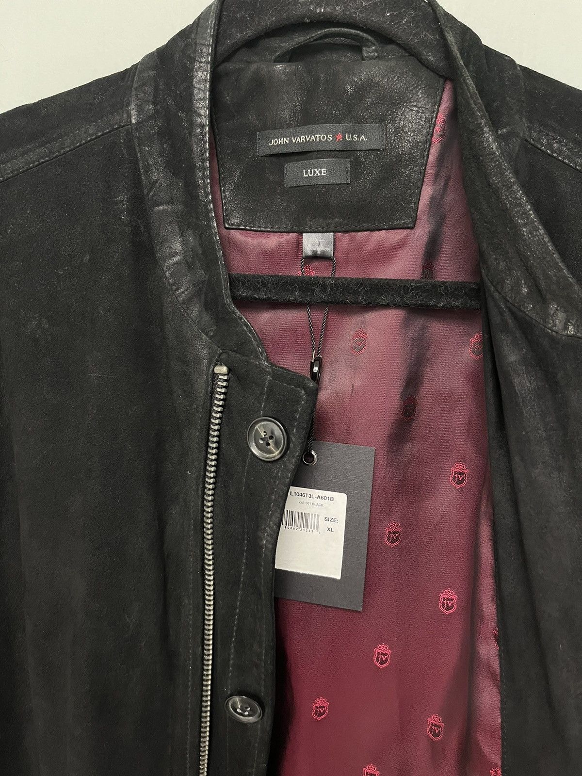 John Varvatos Suede Bomber Jacket. Size XL Size US XL / EU 56 / 4 - 6 Thumbnail