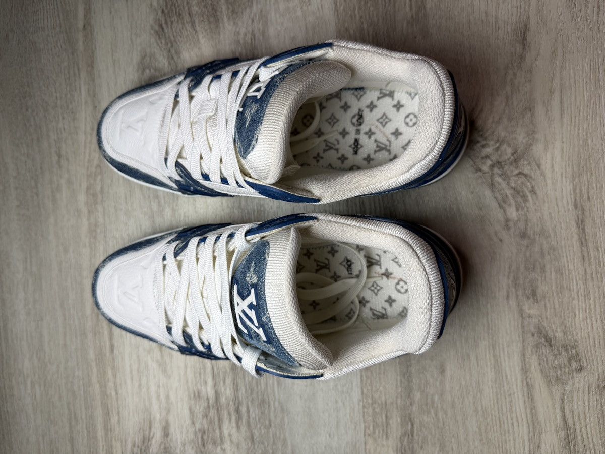 Louis Vuitton Louis Vuitton Trainer Blue Denim Size US 6.5 / EU 39-40 - 11 Thumbnail
