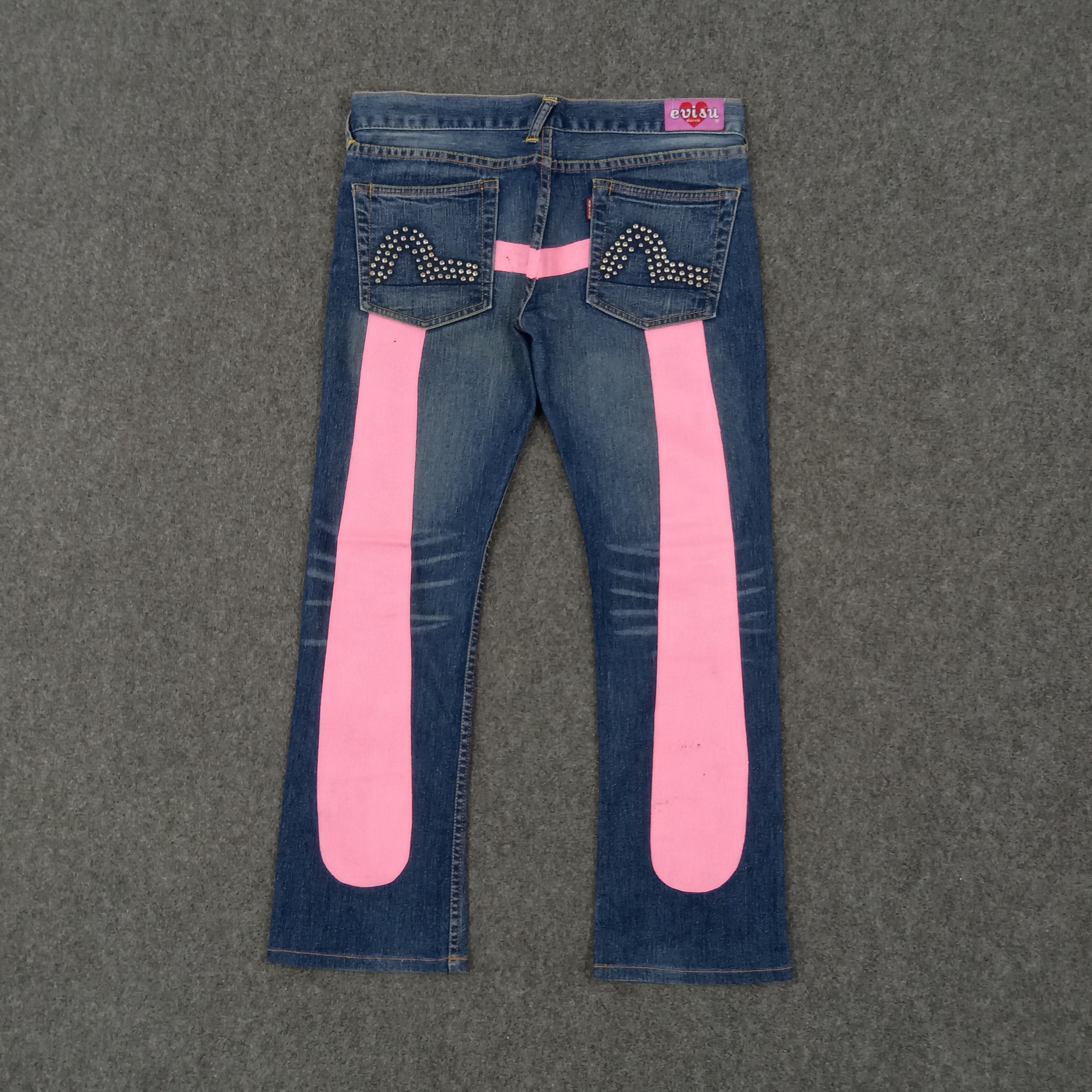 Japanese Brand × Vintage Evisu Japanese Brand Daicock Custom Art Denim Jeans Size 31" - 1 Thumbnail