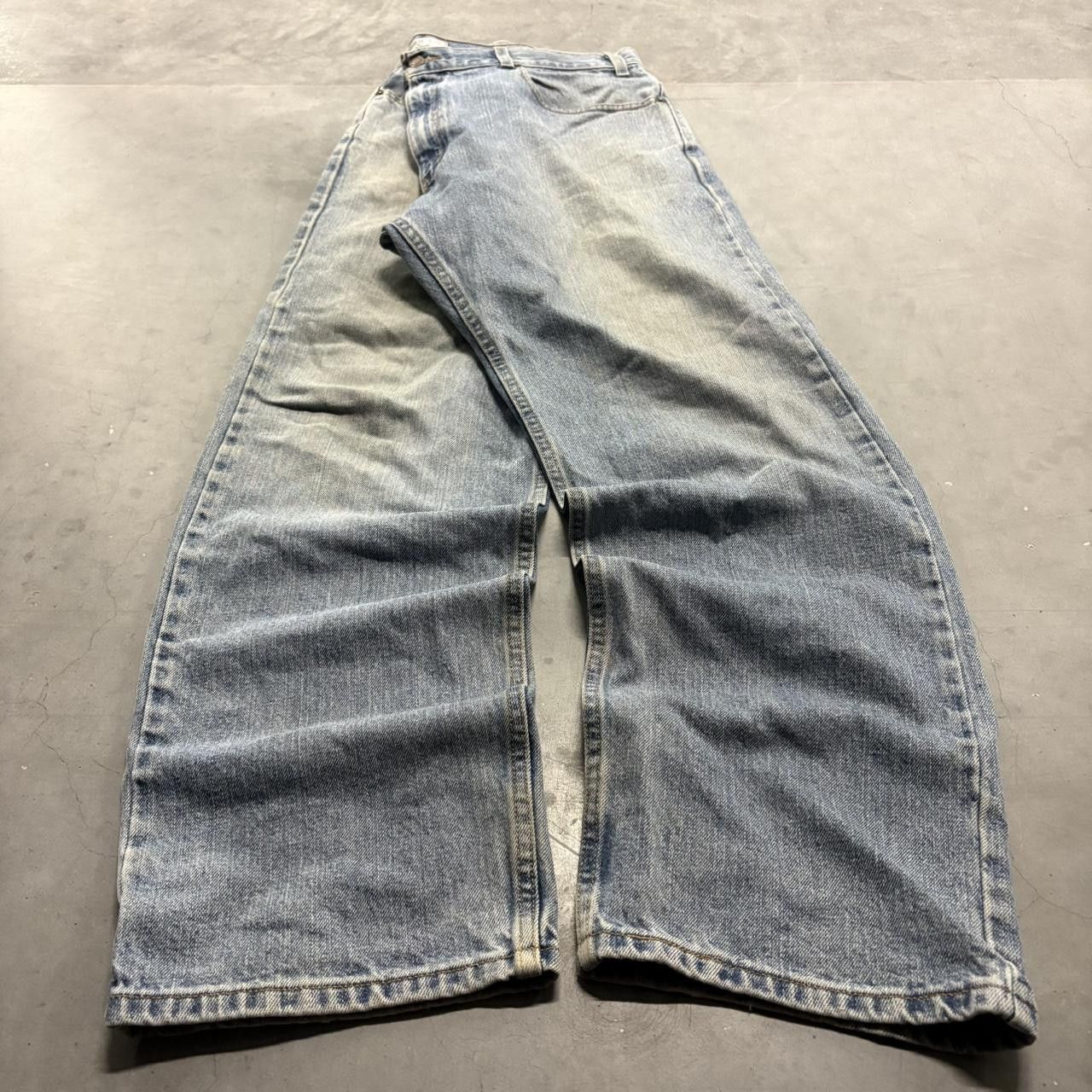 Levi's Crazy Vintage Y2K/2000s Baggy Levis Medium Blue Wash Denim Jeans! Size US 40 / EU 56 - 1 Thumbnail