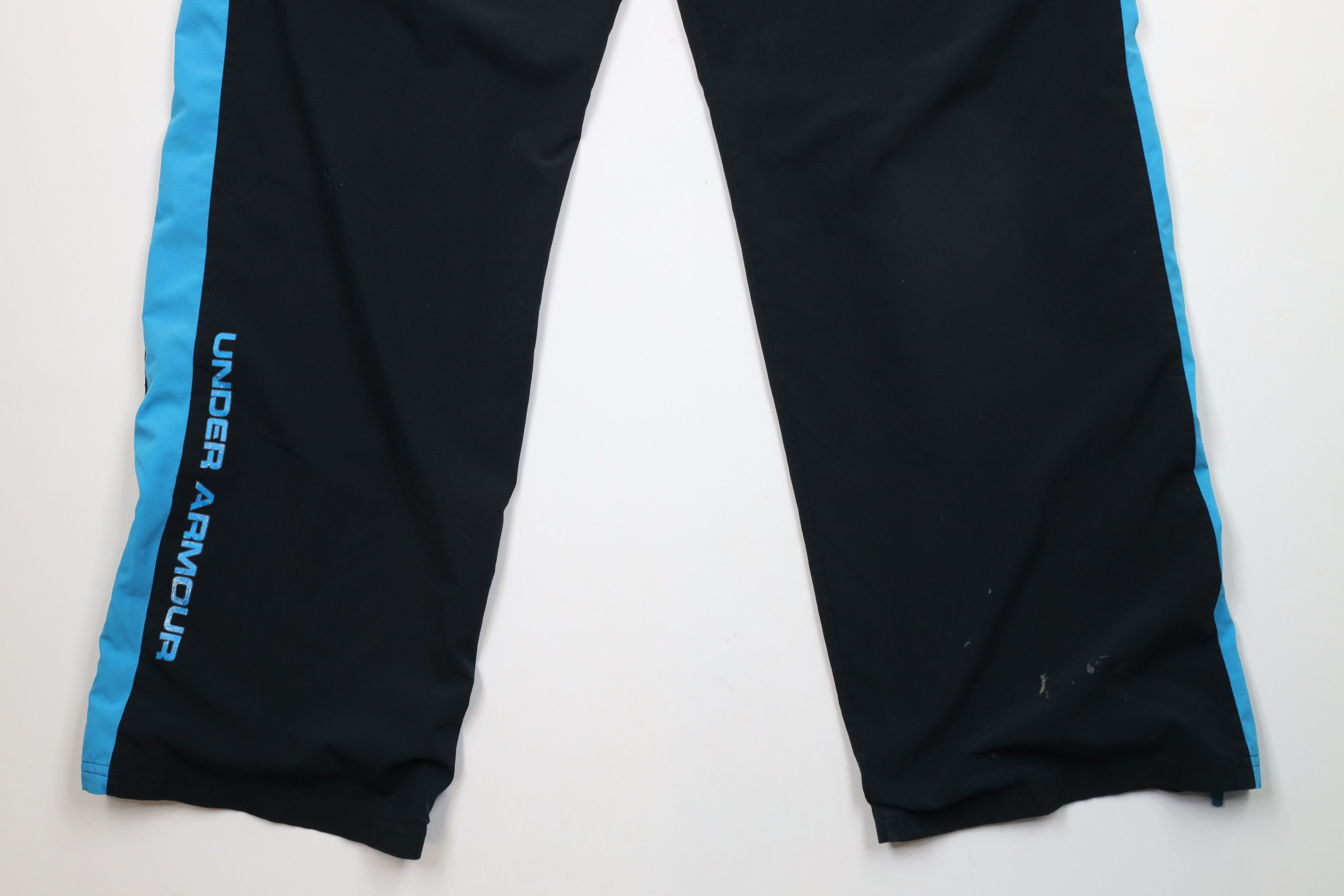 Under Armour × Vintage Under Armour Spell Out Loose Fit Wide Leg Pants Black Size US 40 / EU 56 - 4 Thumbnail