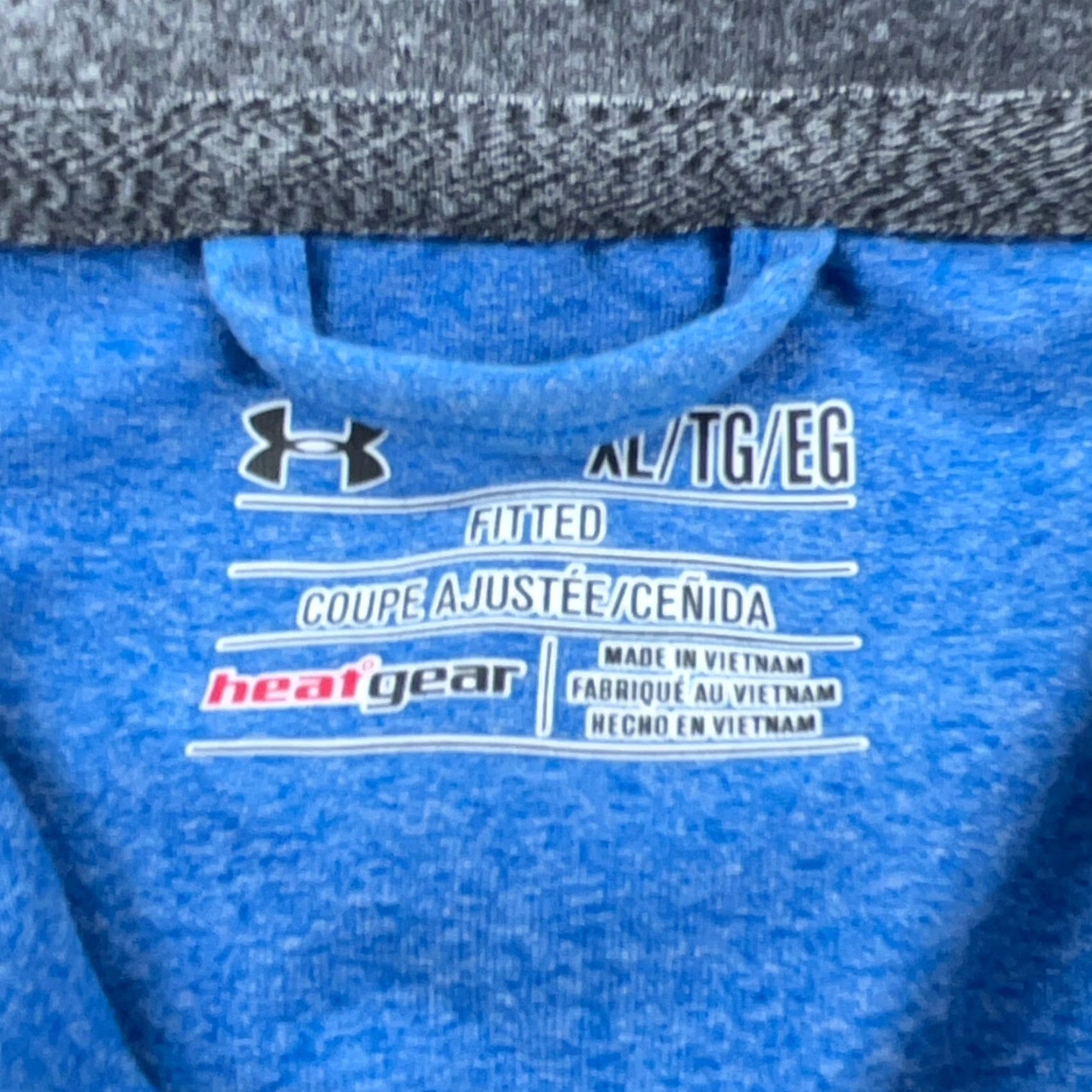 Under Armour Under Armour Shirt Men XL Blue Slim 1/4 Zip Pullover Running Performance Moisture Wicking All Seasons Size US XL / EU 56 / 4 - 3 Thumbnail