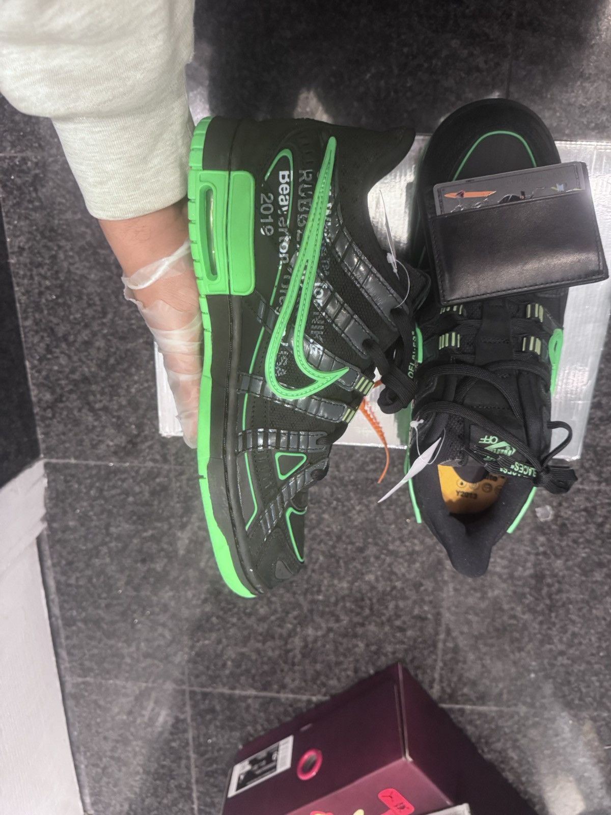 Nike × Off-White Offwhite green strike size 9.5 og all worn 1x Size US 9.5 / EU 42-43 - 5 Thumbnail