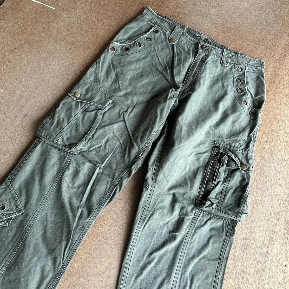 Voodoo Tactical GRAILS 🔥 TWENTY WORK JAPAN Utility Double Bones Cargo Pants Size US 34 / EU 50 - 4 Thumbnail