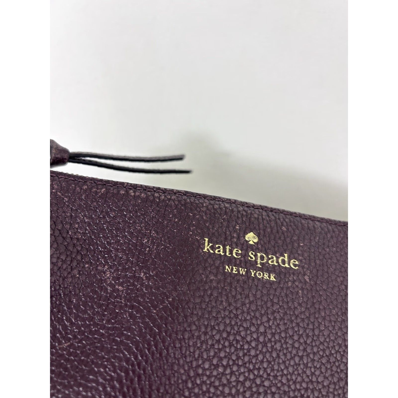Vintage kate spade new york Crossbody Purse Burgundy Leather Small Women's Size ONE SIZE - 7 Thumbnail