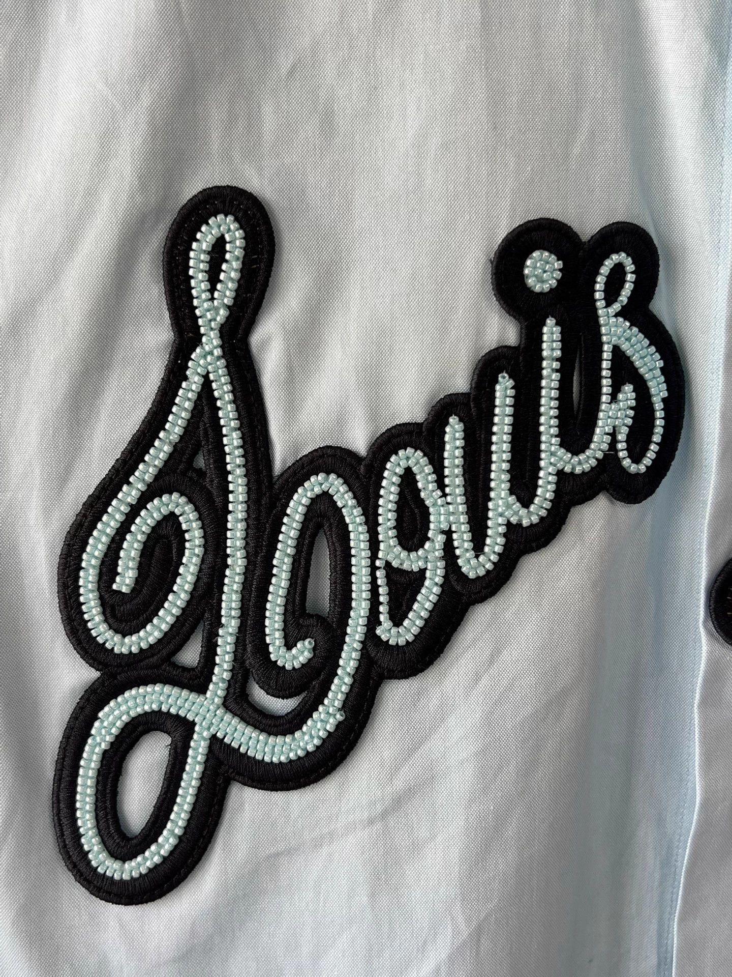 Louis Vuitton LV 24ss Short Sleeve Shirt L.Blue XS Beaded LV Logo Size US XS / EU 42 / 0 - 4 Thumbnail