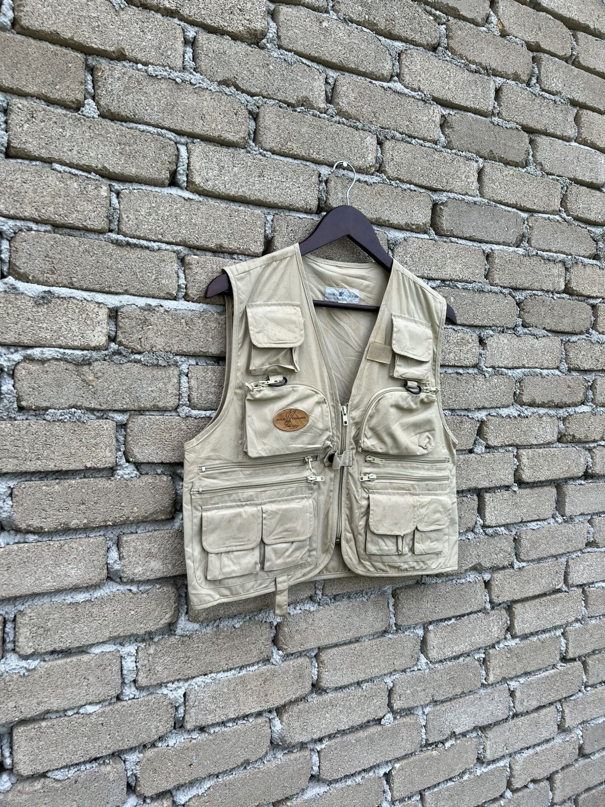 Japanese Brand Gold Feeling Vest Jacket Multi Pocket Size US M / EU 48-50 / 2 - 3 Thumbnail